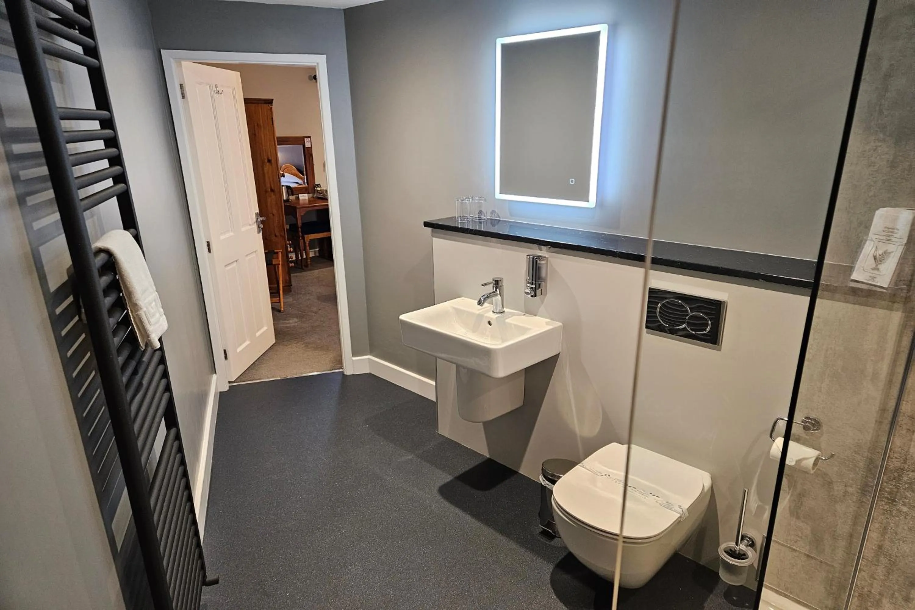 Shower in Brathay Lodge