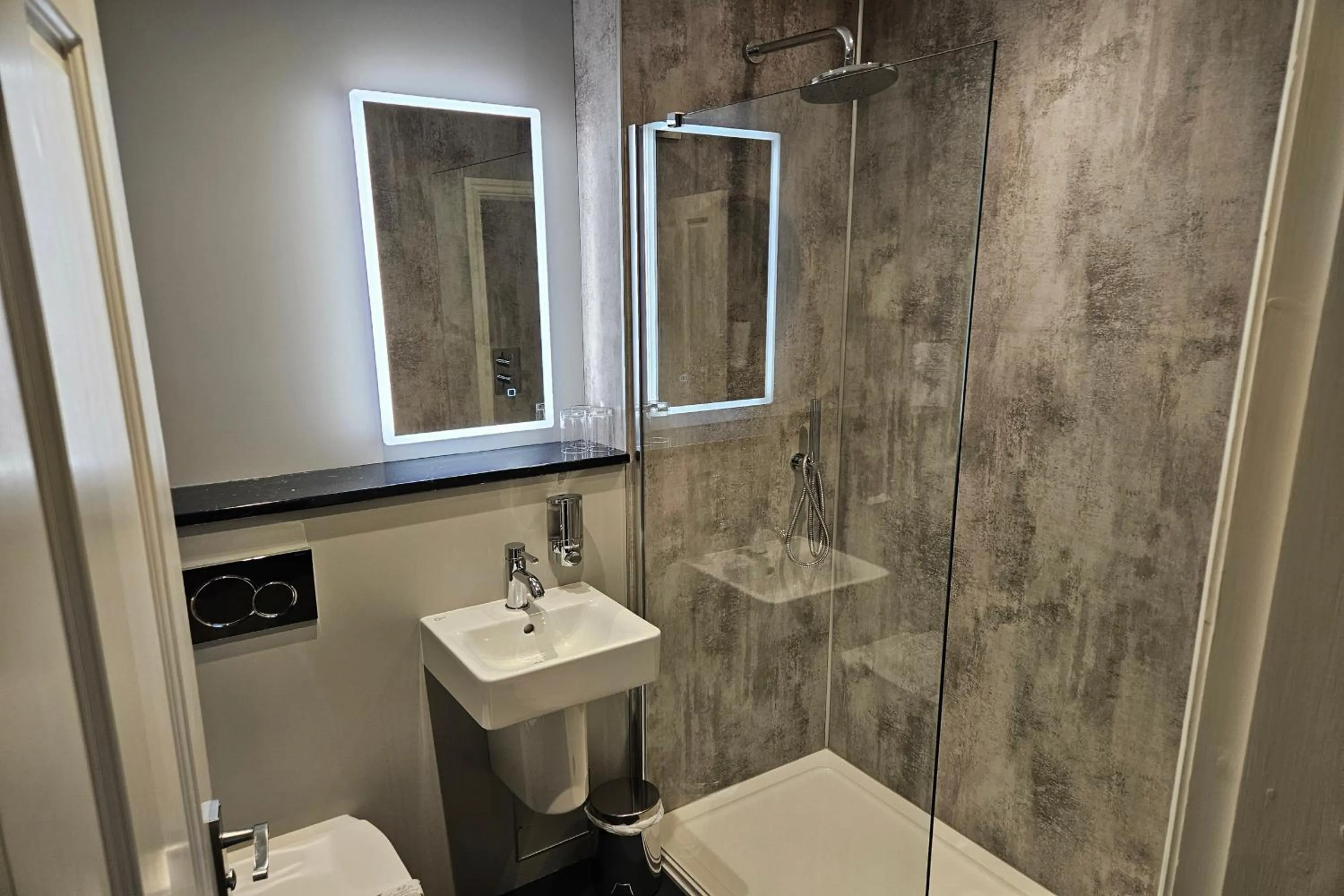 Shower in Brathay Lodge