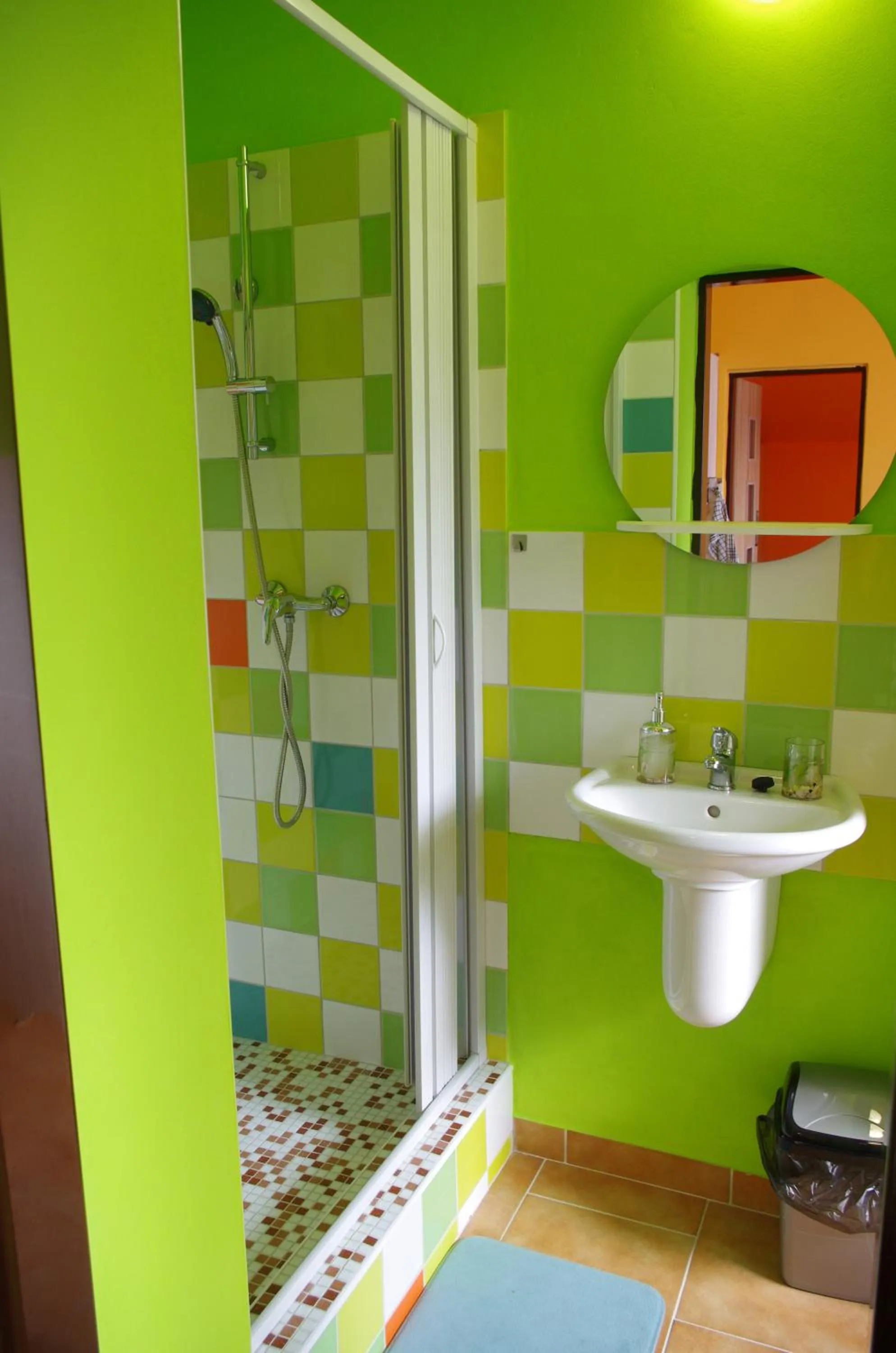 Shower in Hotel Na Trojce