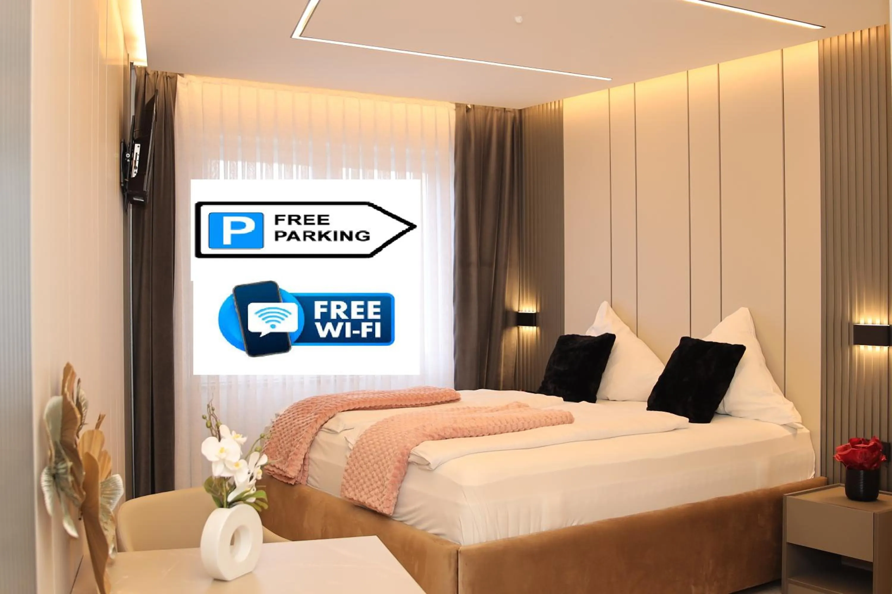 Photo of the whole room, Bed in Hotel Hafez