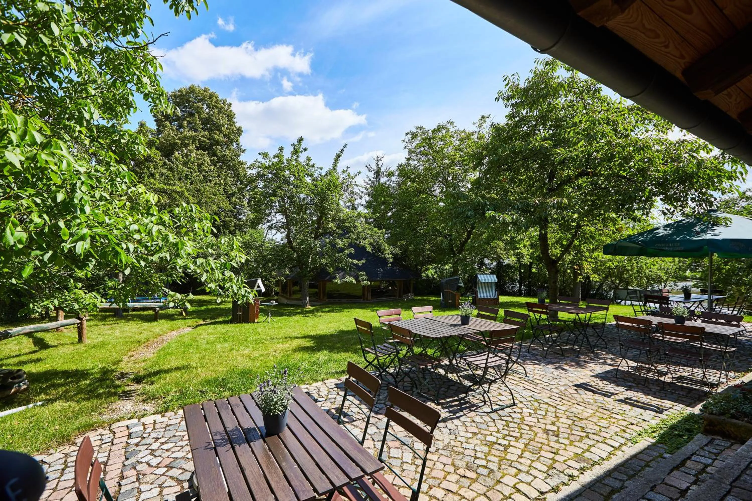 Garden view in Fischerhof