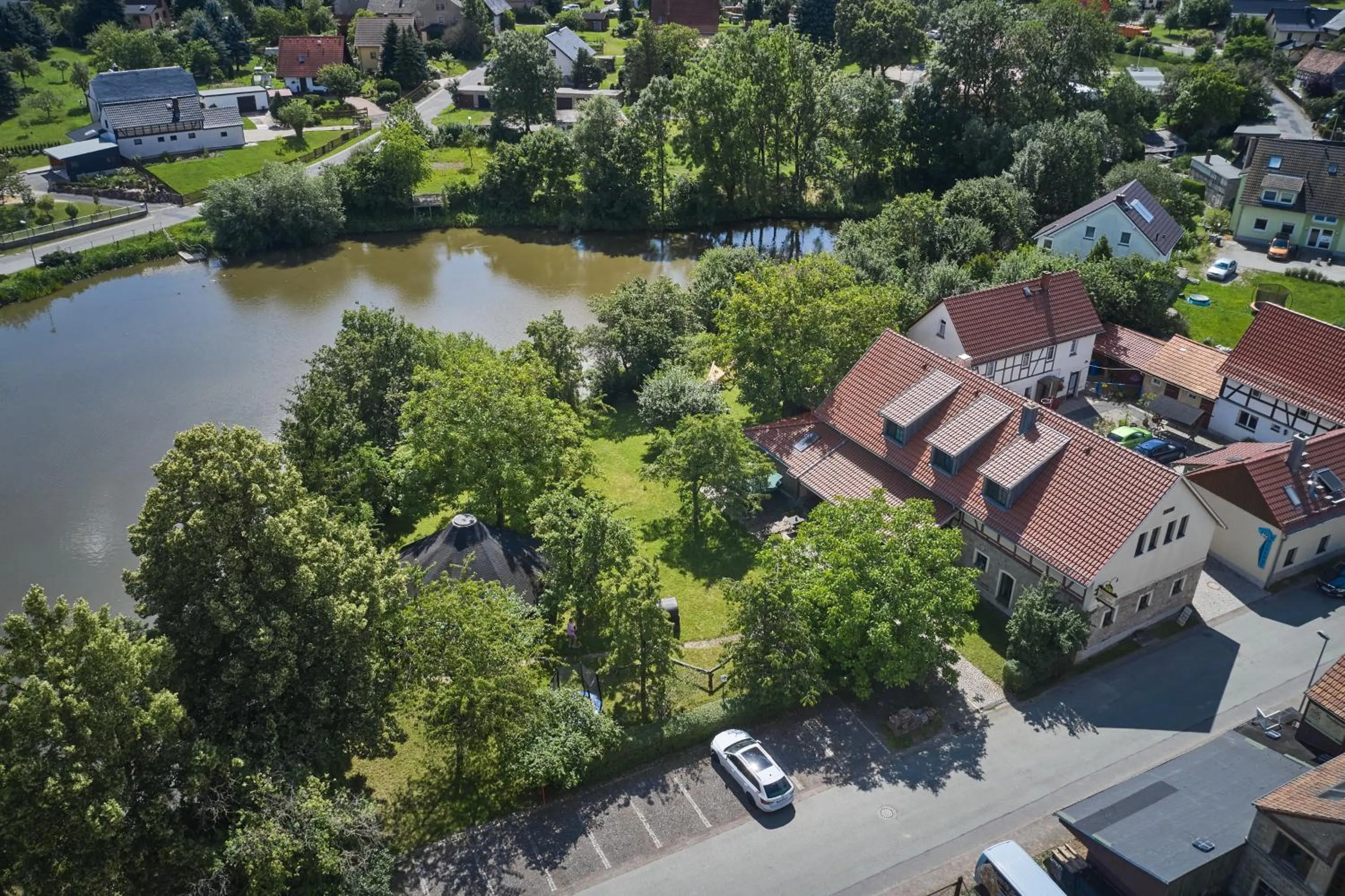 Garden view in Fischerhof