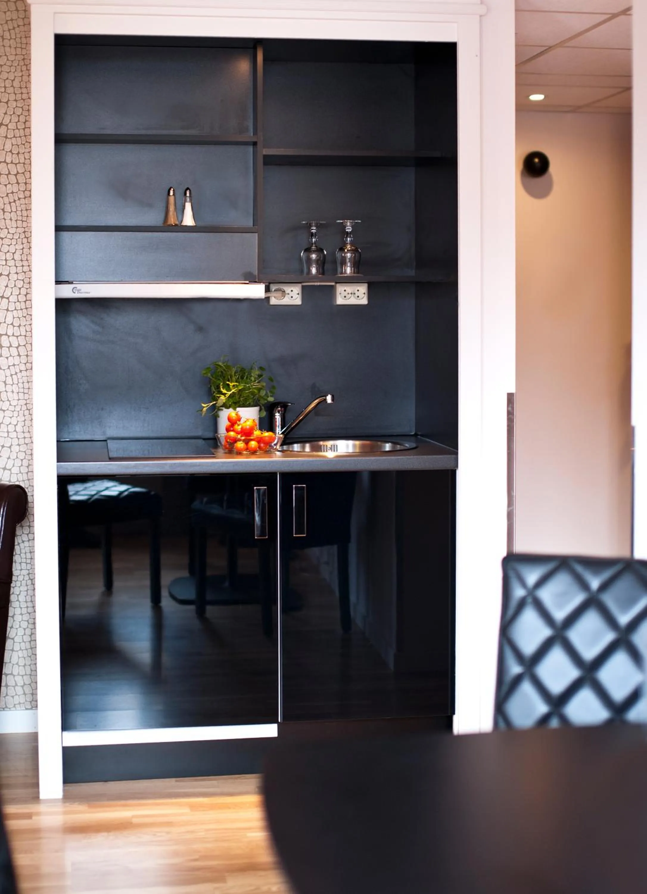 Kitchen or kitchenette in Comfort Hotel Park