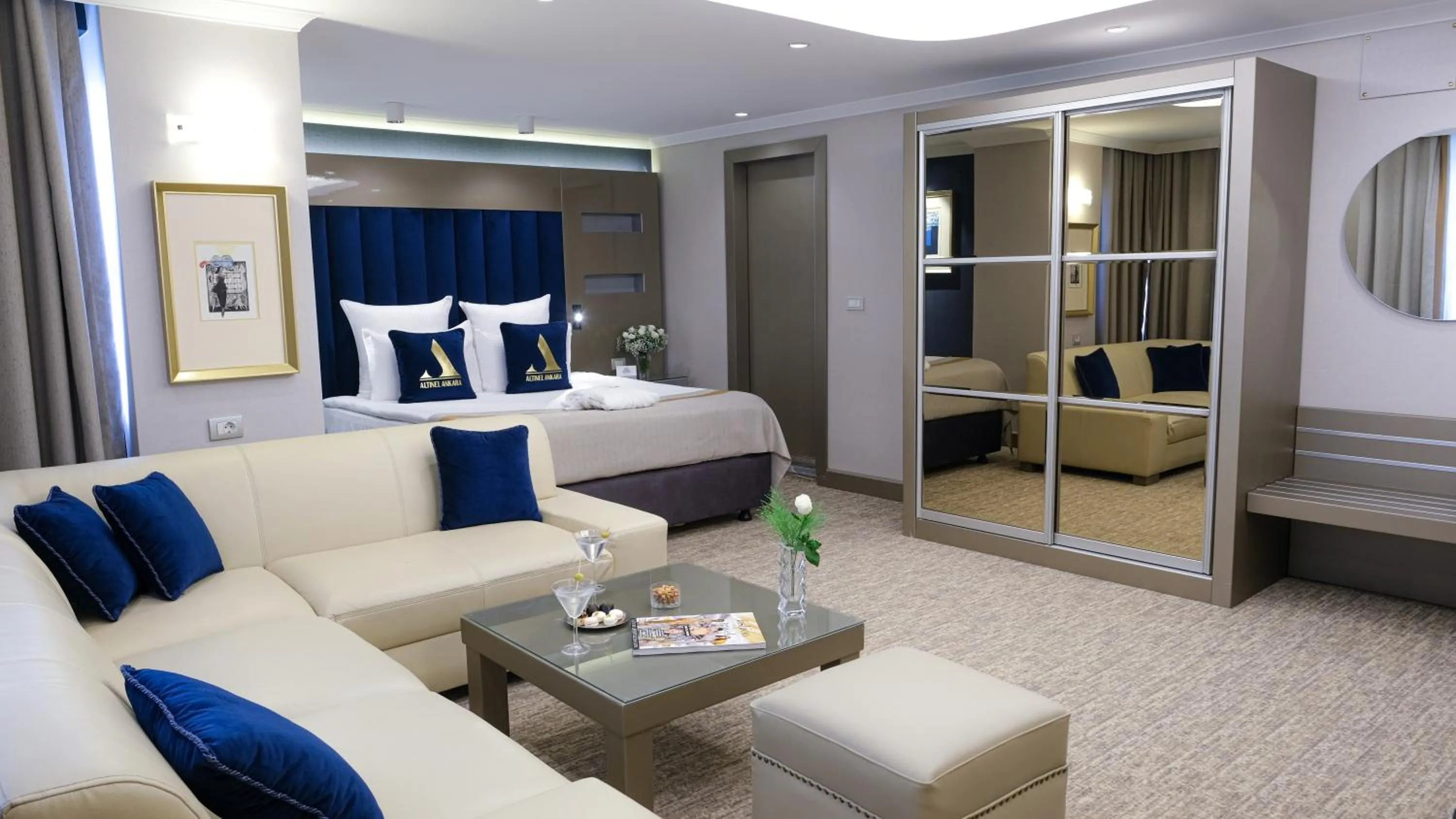 Bed in Altinel Ankara Hotel & Convention Center