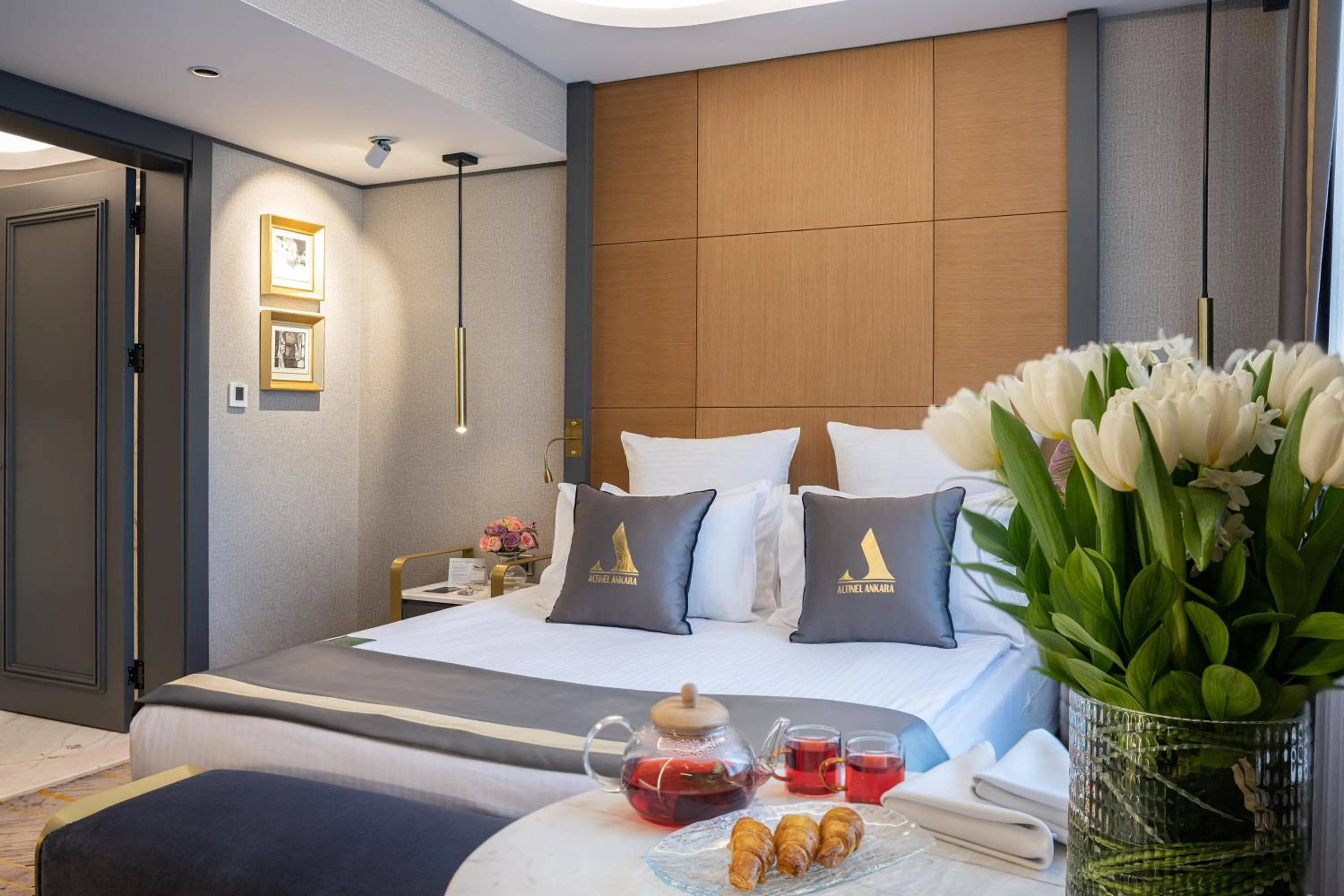 Bed in Altinel Ankara Hotel & Convention Center