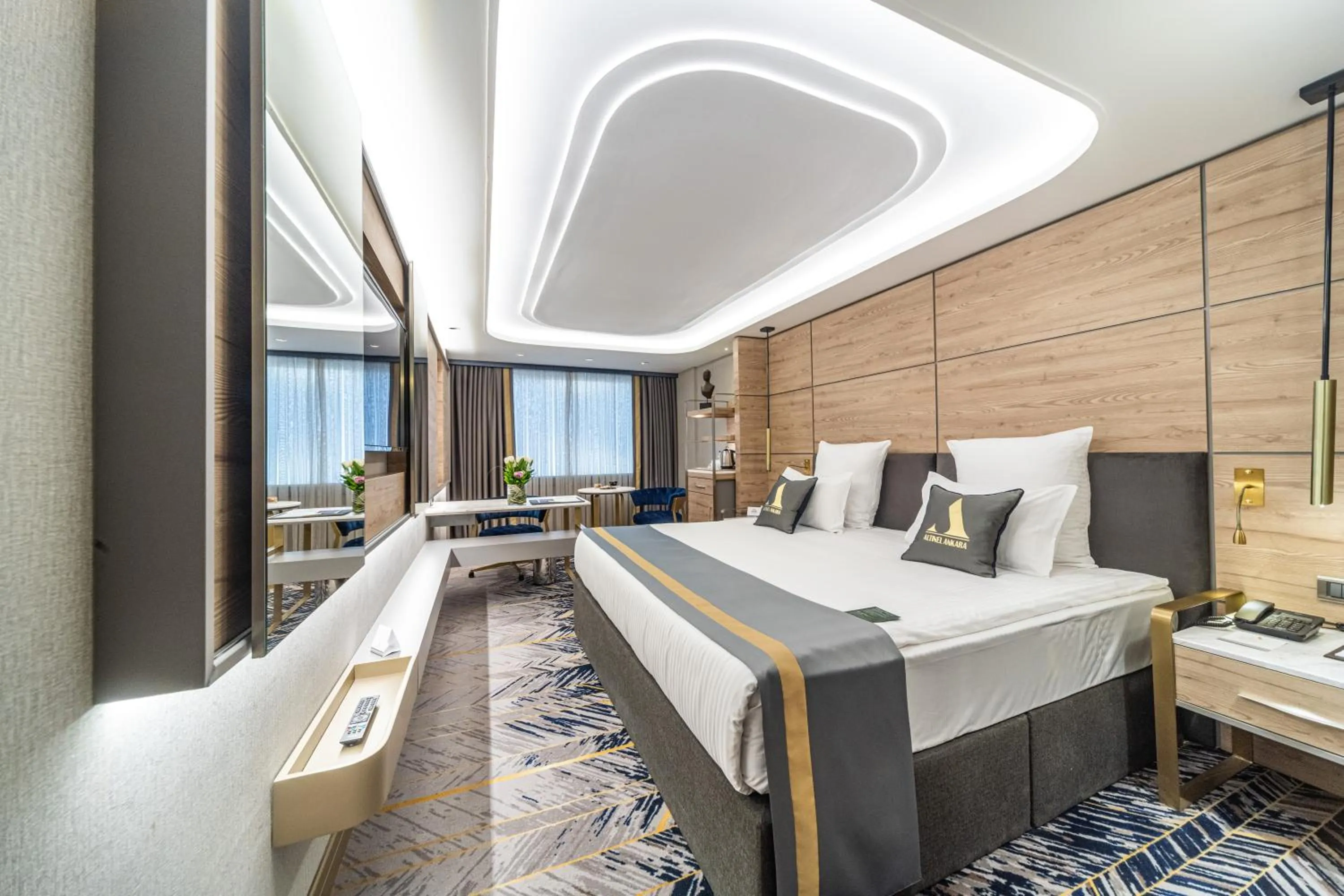 Bed in Altinel Ankara Hotel & Convention Center