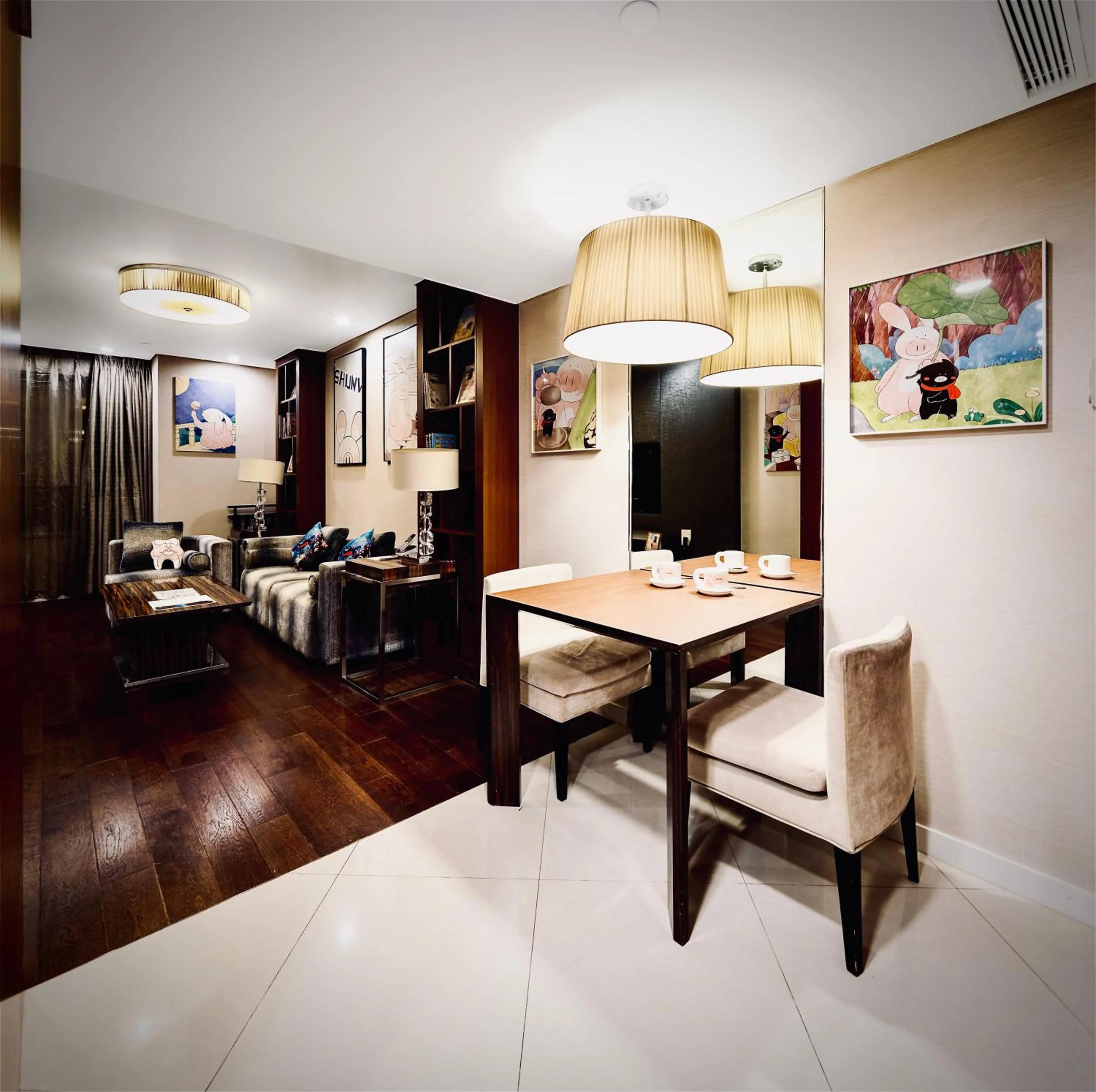 Living room in Ascott Huai Hai Road Shanghai, Xintiandi