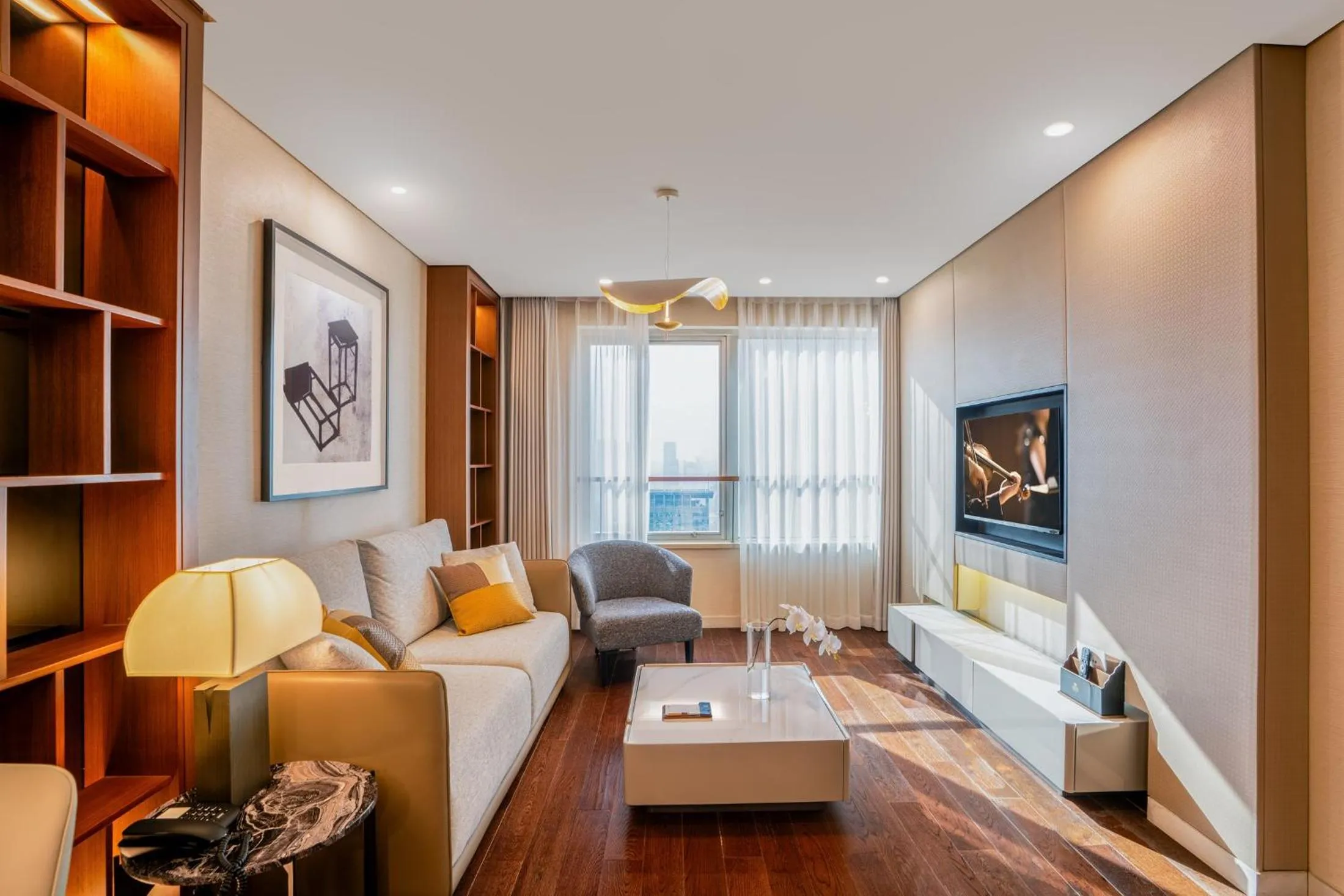 Living room in Ascott Huai Hai Road Shanghai, Xintiandi