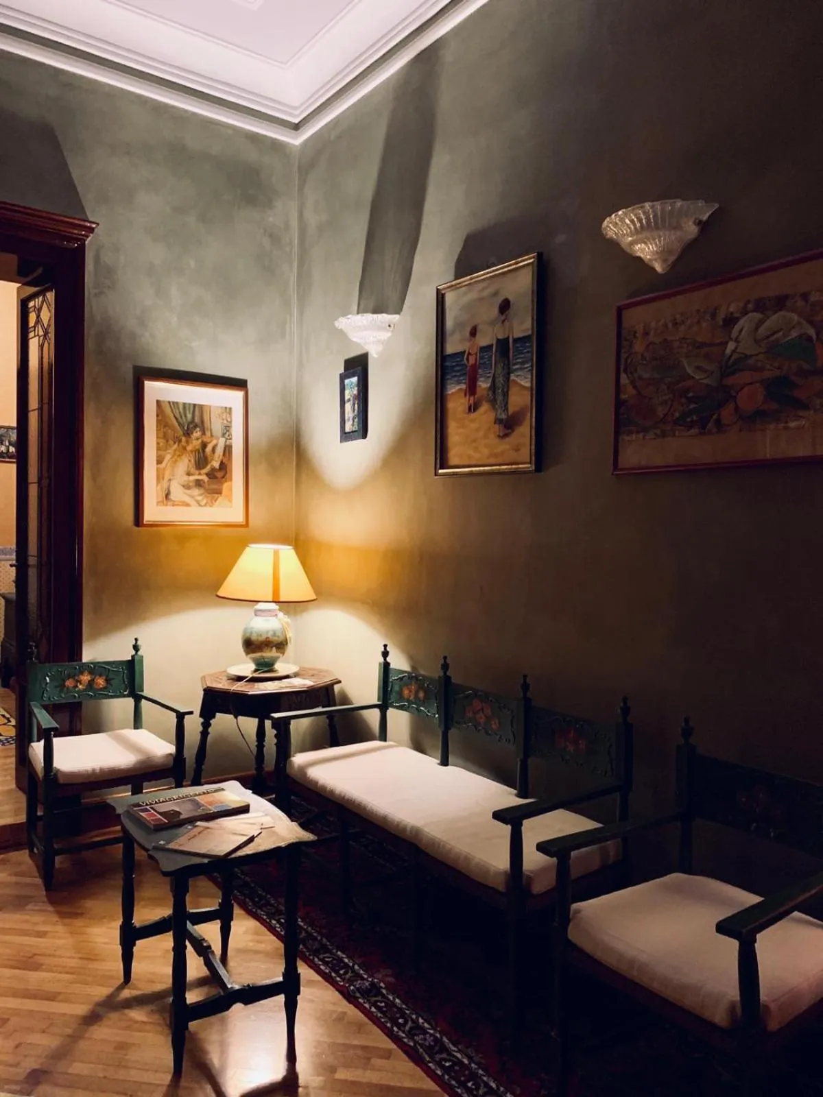 Lobby or reception in Palazzo Melluso LUXURY SUITE