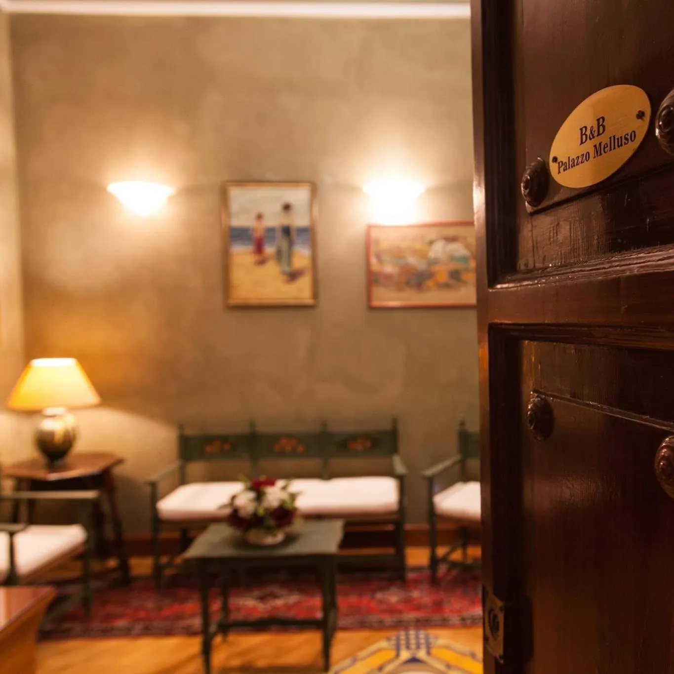 Lobby or reception in Palazzo Melluso LUXURY SUITE