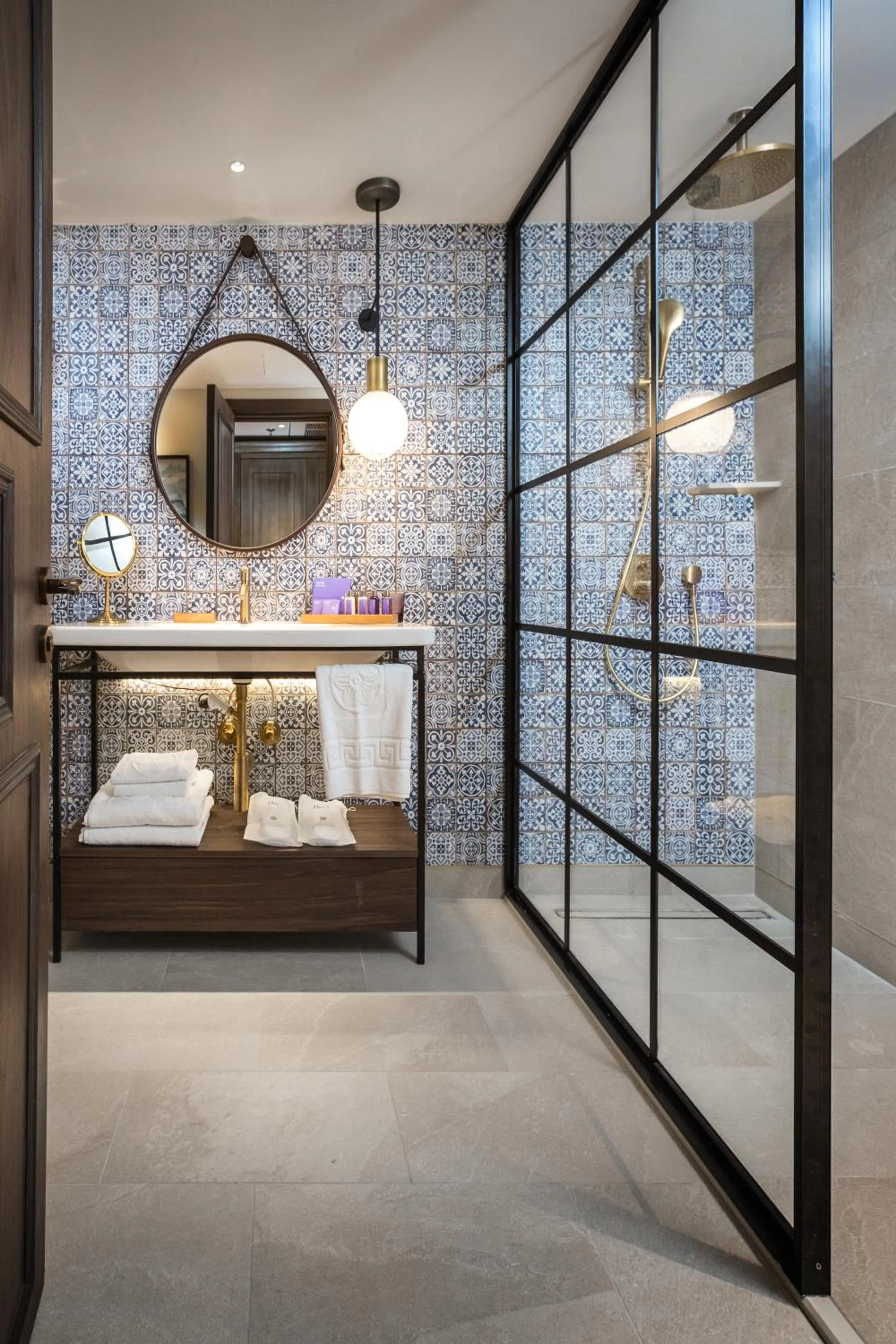 Bathroom, Bed in Mizpe Hayamim by Isrotel Exclusive