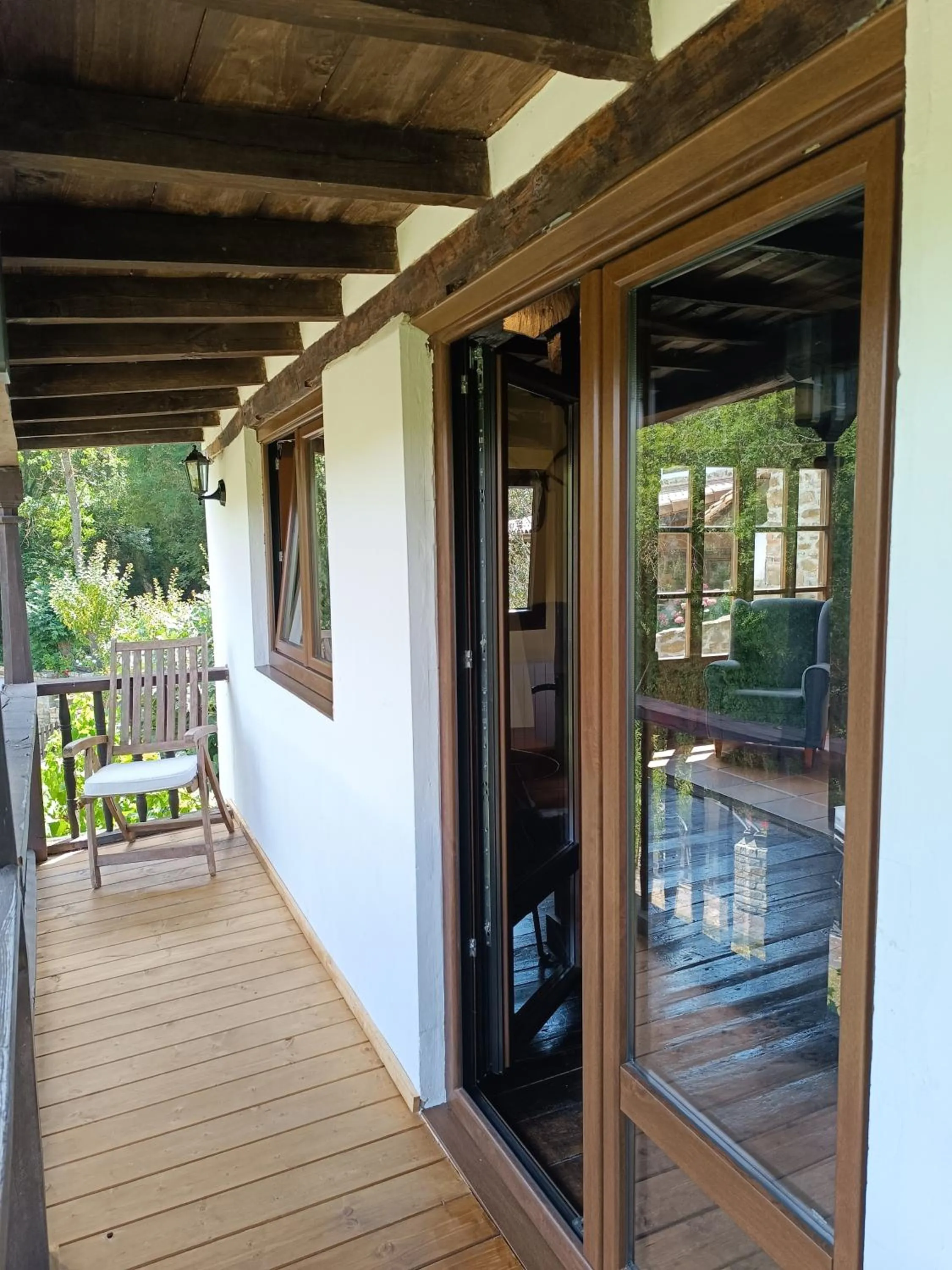 Balcony/Terrace in Viviendas Rurales El Covaju