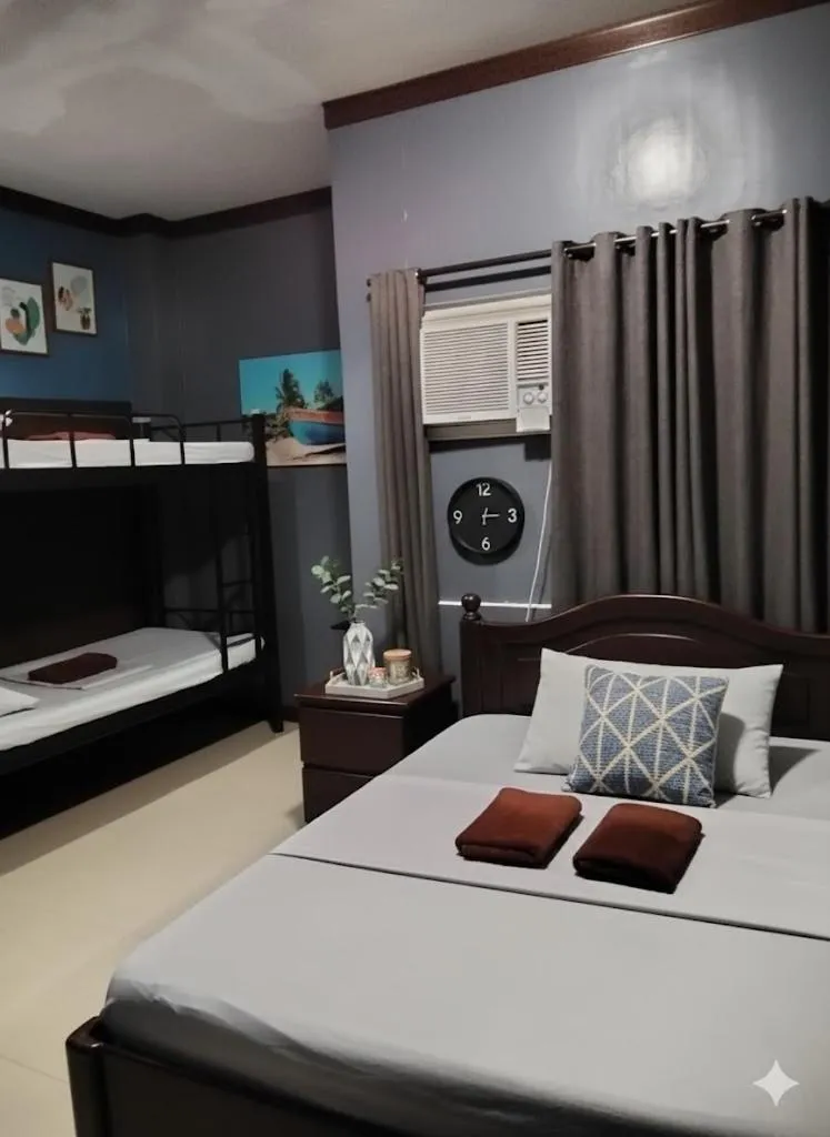Bed in Transit Point Hostel Mactan Cebu
