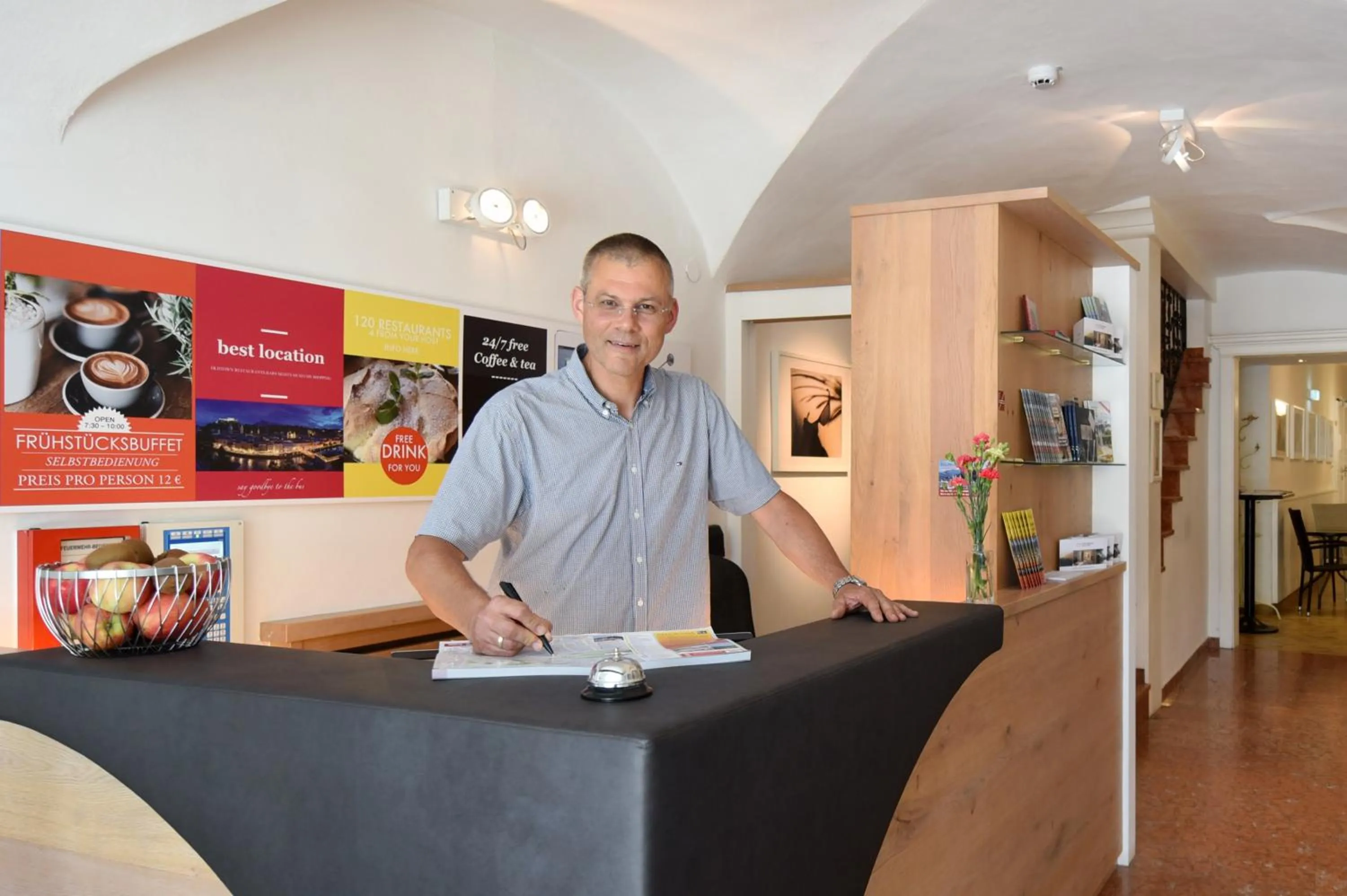 Lobby or reception in Hotel Krone 1512