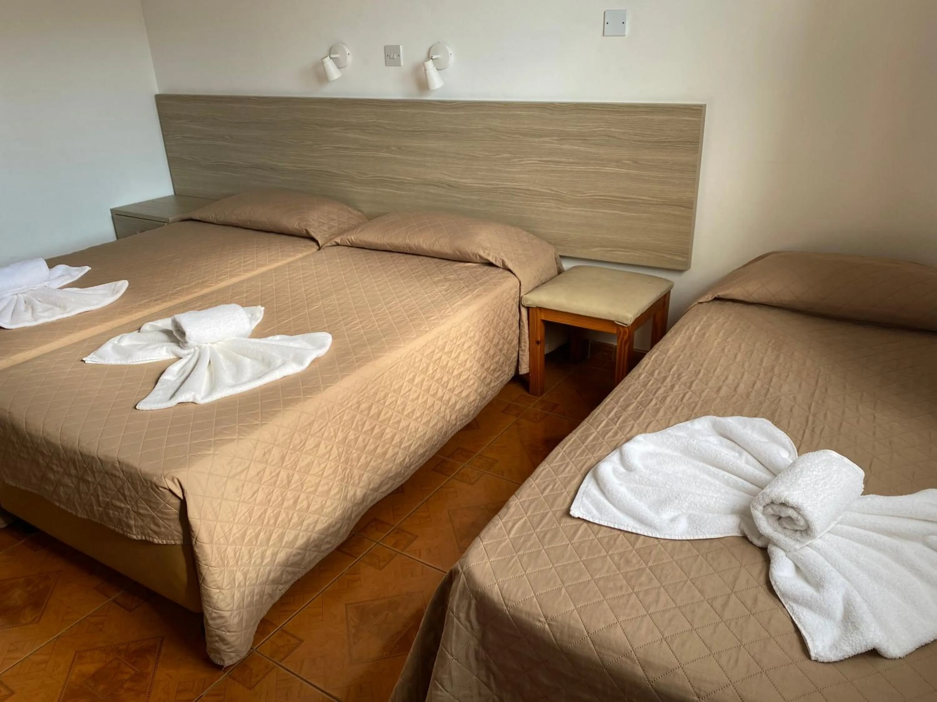 Bed in Alexia Hotel Apartments