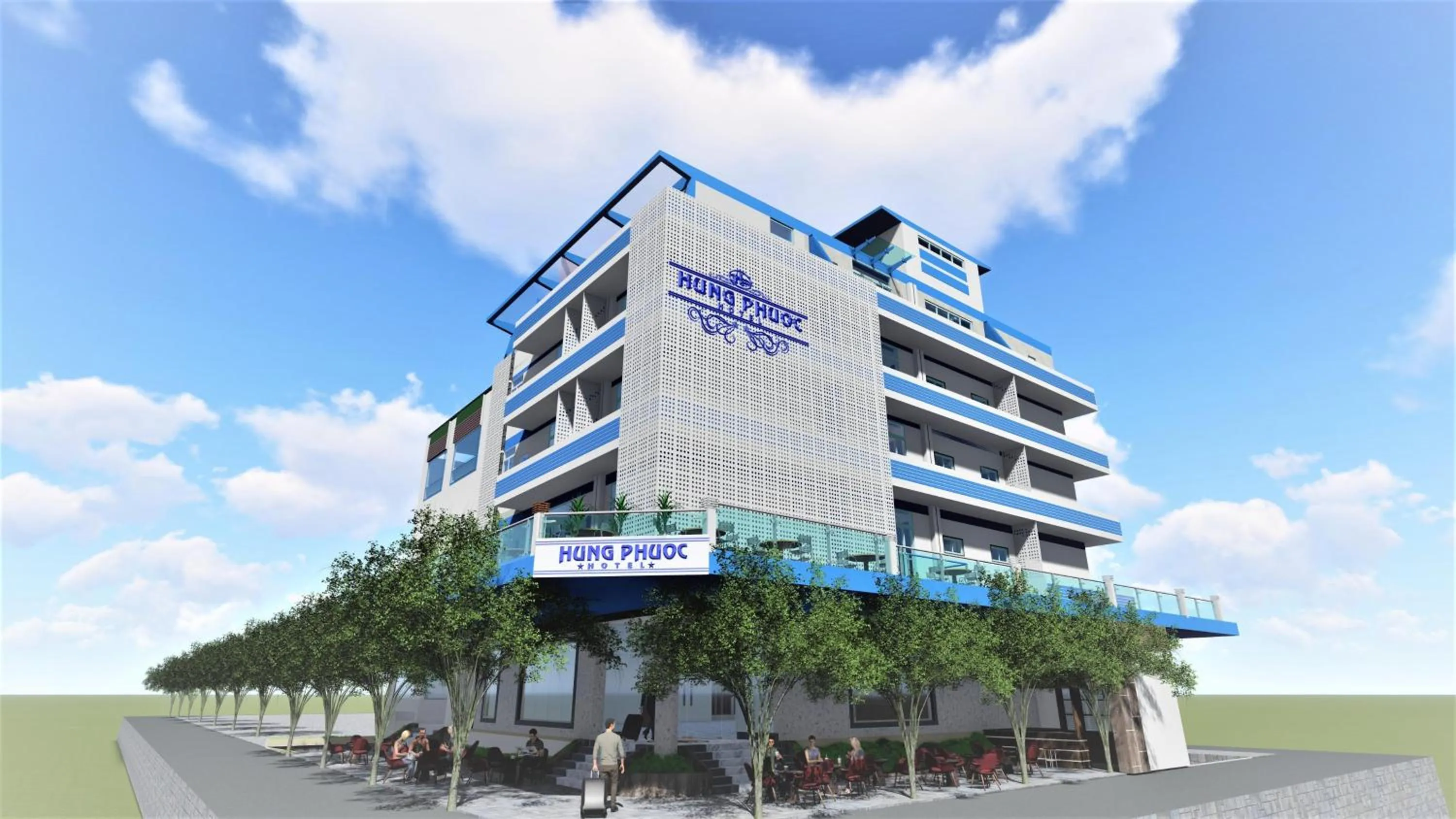 Property building in Hung Phuoc Hotel
