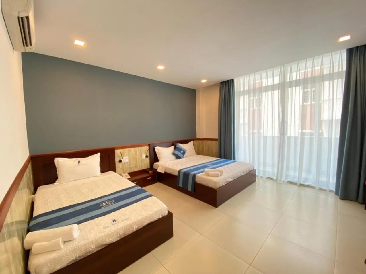 Bed in Hung Phuoc Hotel