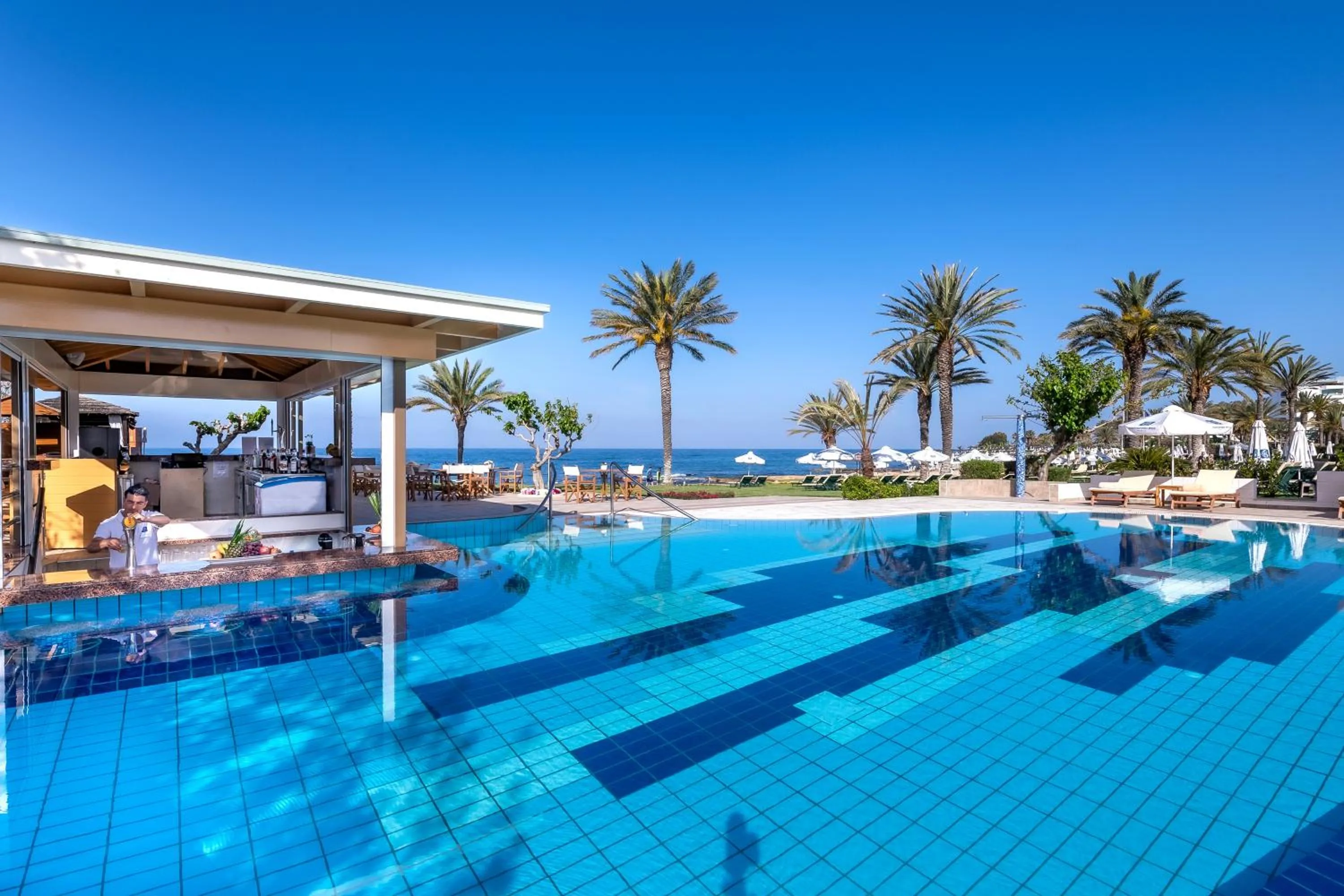 Swimming pool in Constantinou Bros Athena Beach Hotel