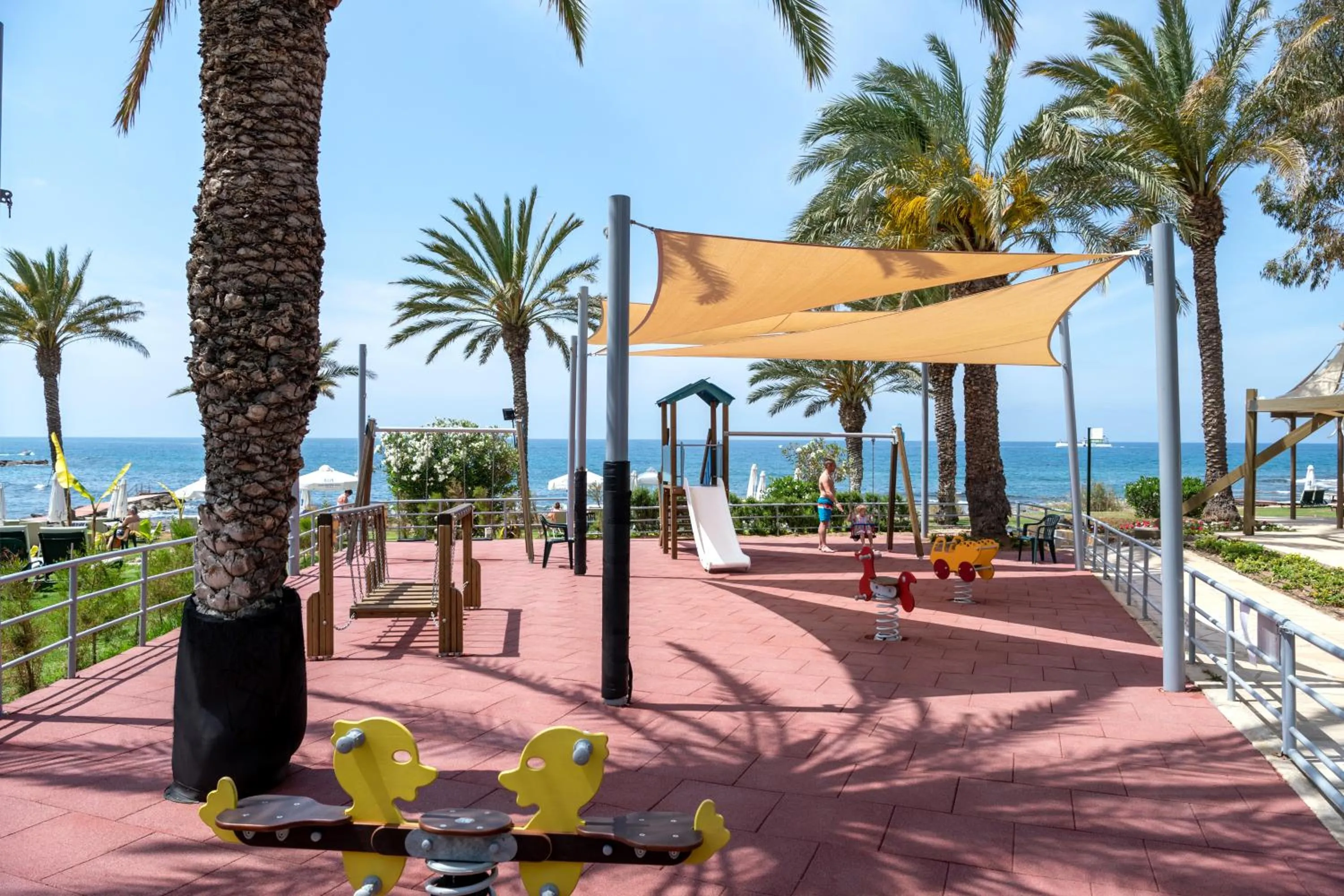 Children play ground in Constantinou Bros Athena Beach Hotel