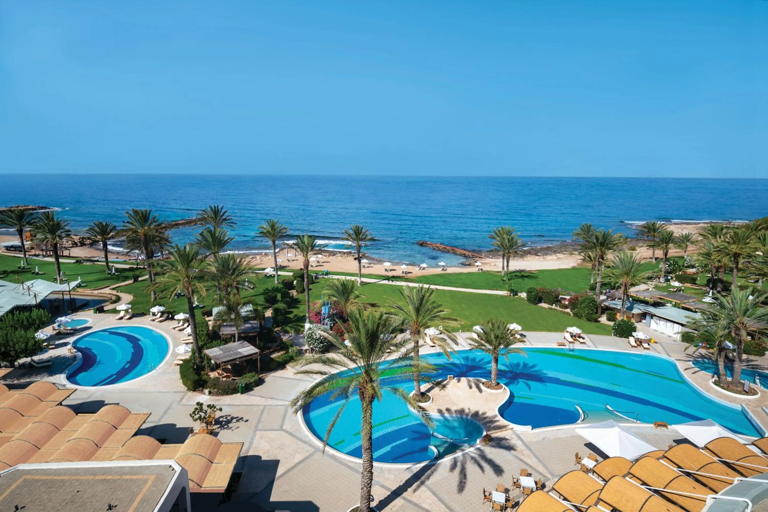Pool view in Constantinou Bros Athena Beach Hotel
