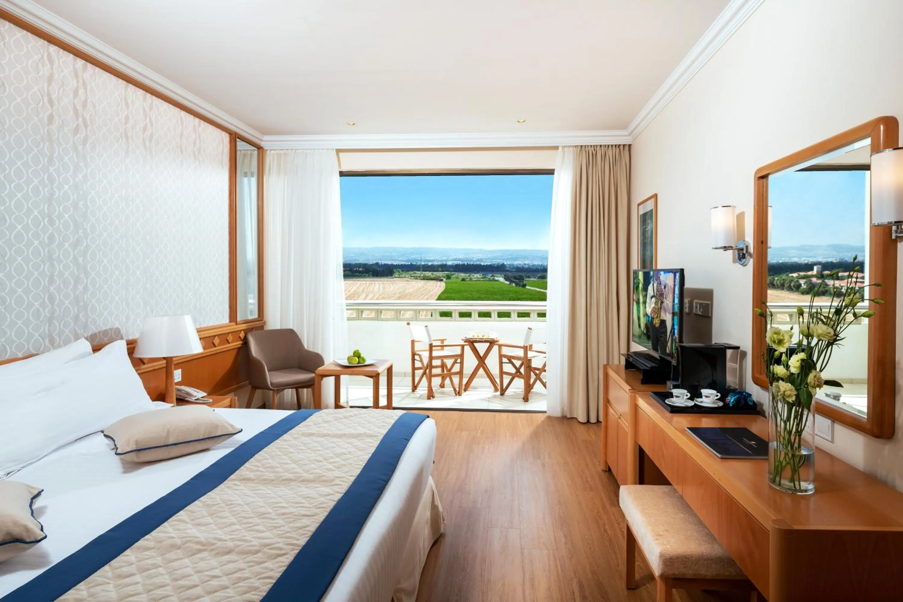Family Triple Interconnecting Classic Rooms Land View in Constantinou Bros Athena Beach Hotel