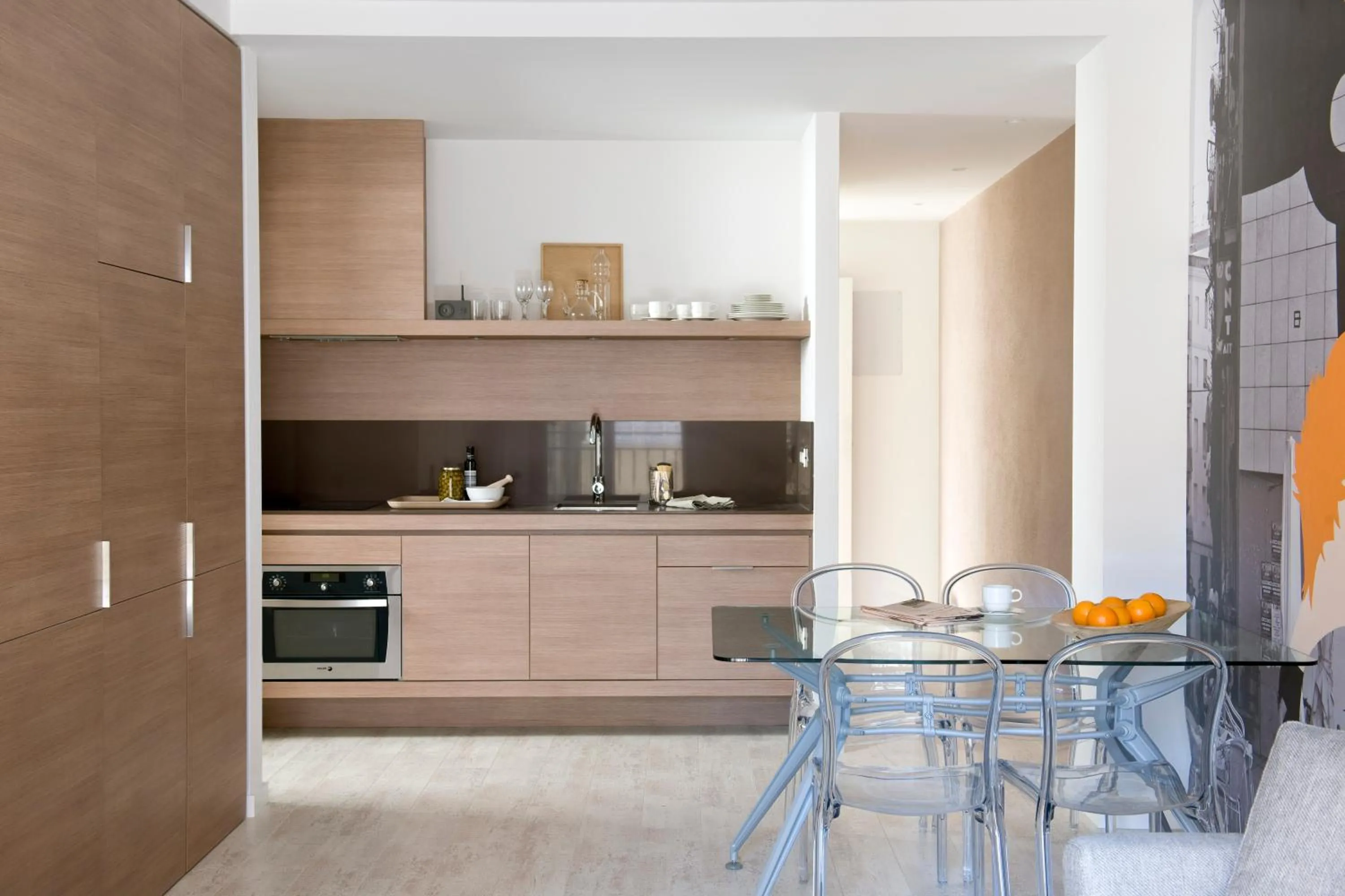 Kitchen or kitchenette in Eric Vökel Boutique Apartments - BCN Suites