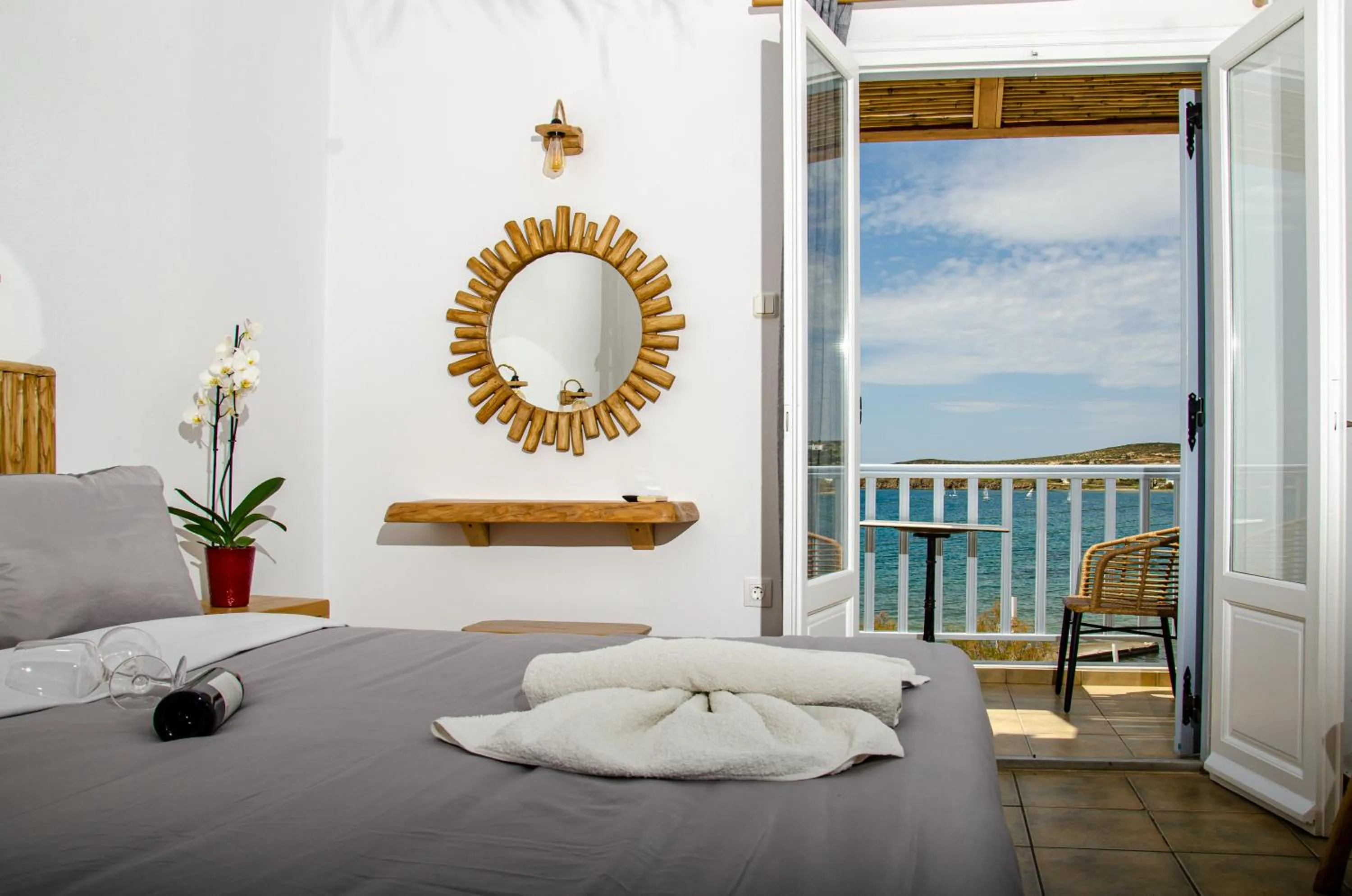 Bed in Hotel Livadia