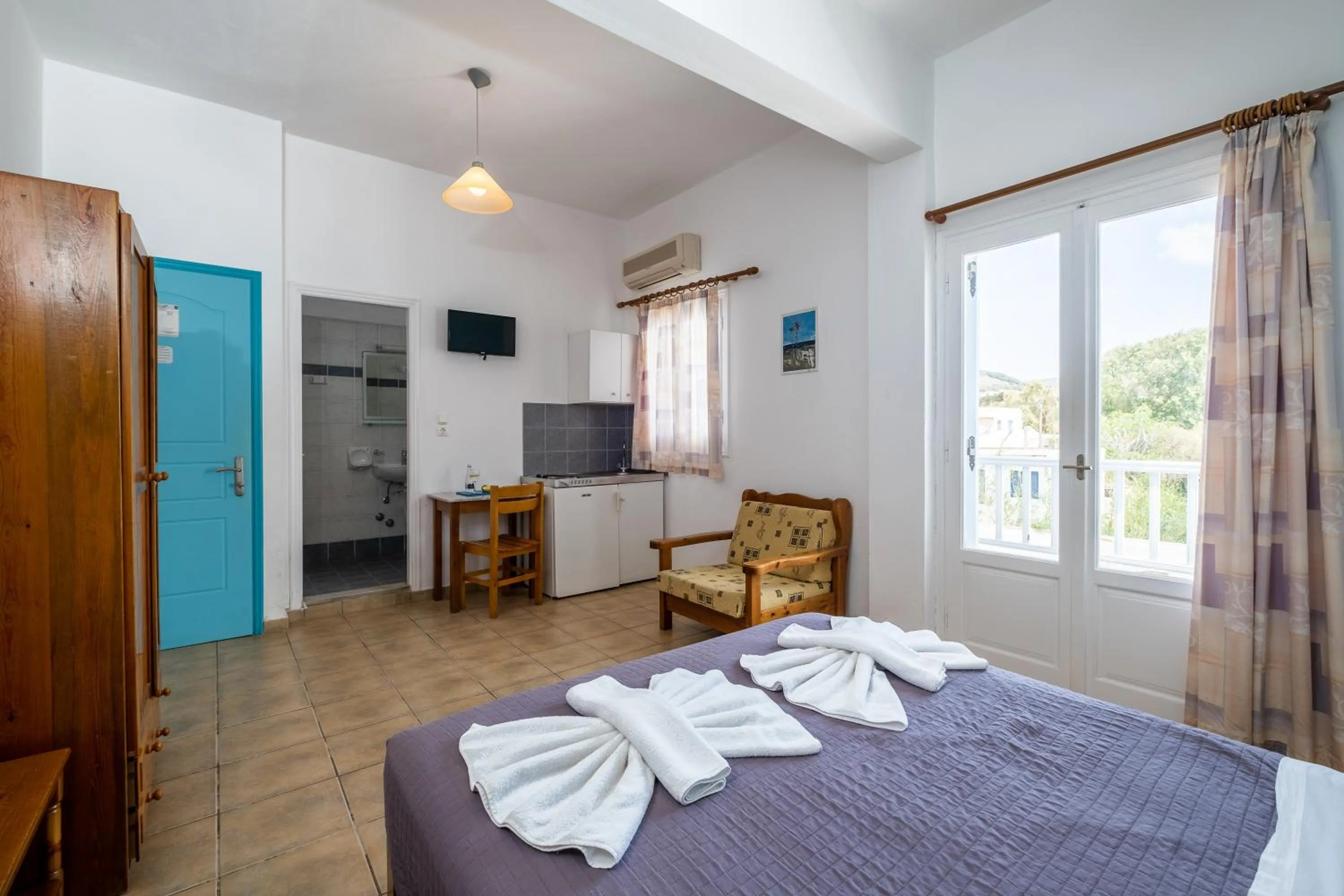 Bed in Hotel Livadia