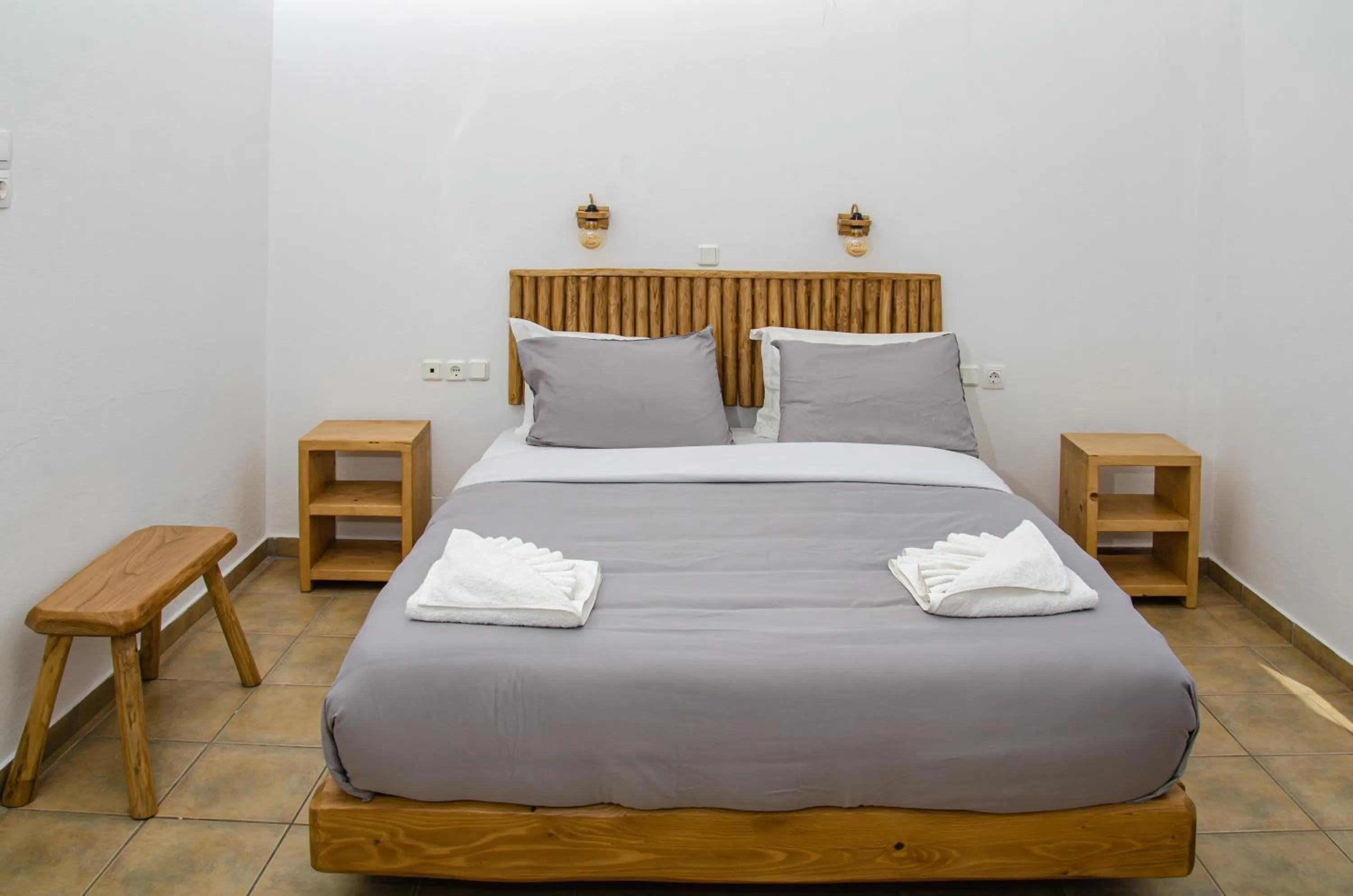 Bed in Hotel Livadia