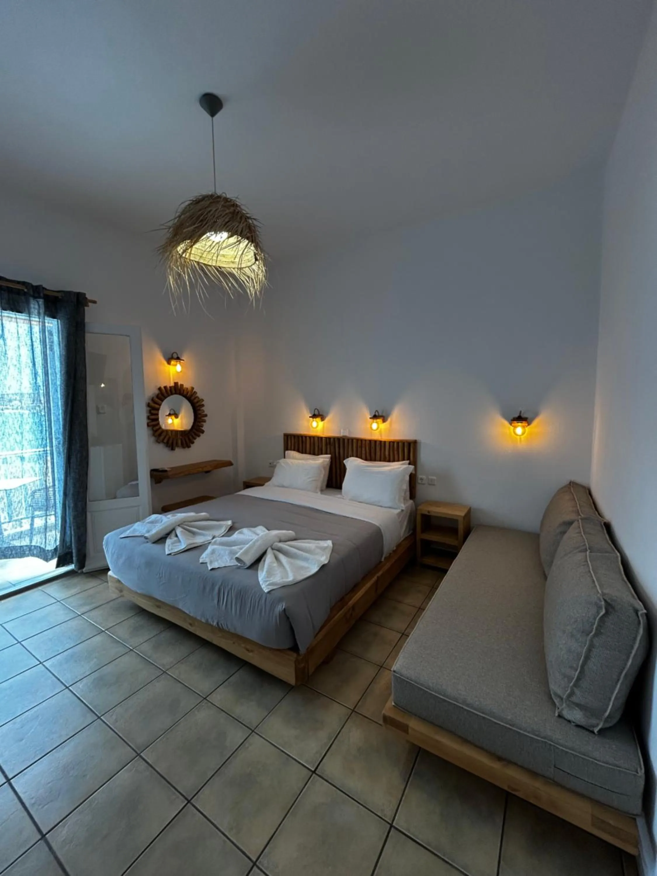 Bed in Hotel Livadia