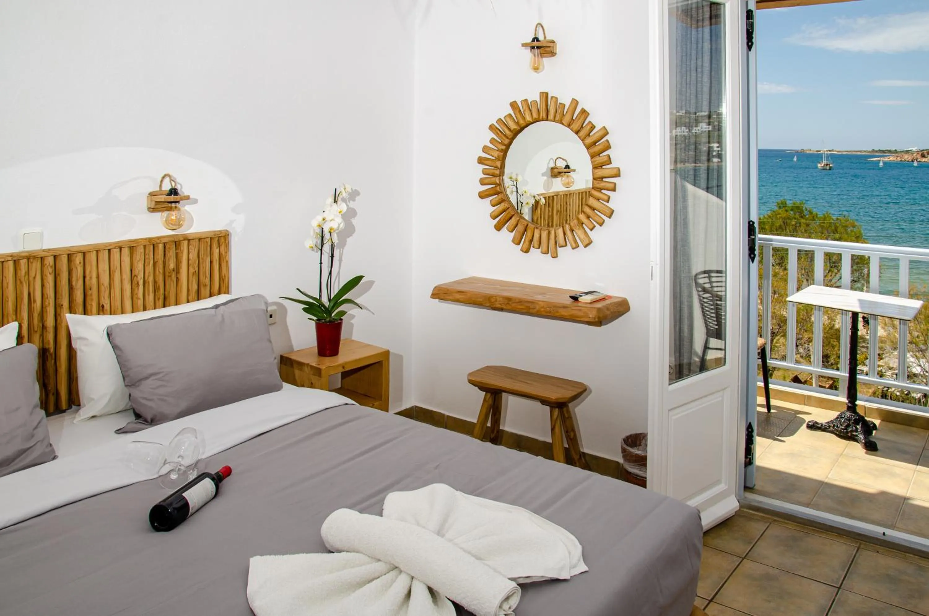 Bed in Hotel Livadia