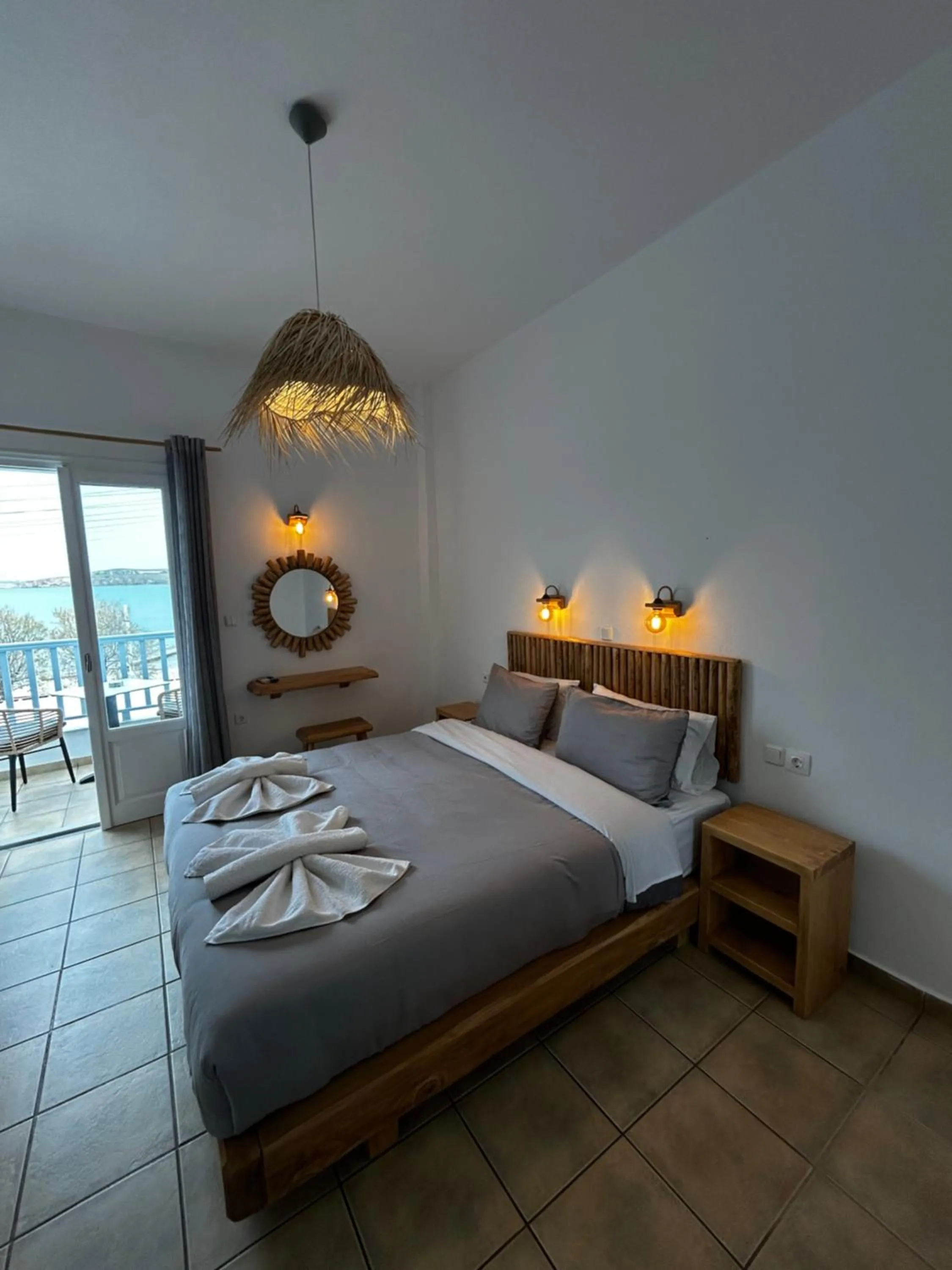 Bed in Hotel Livadia