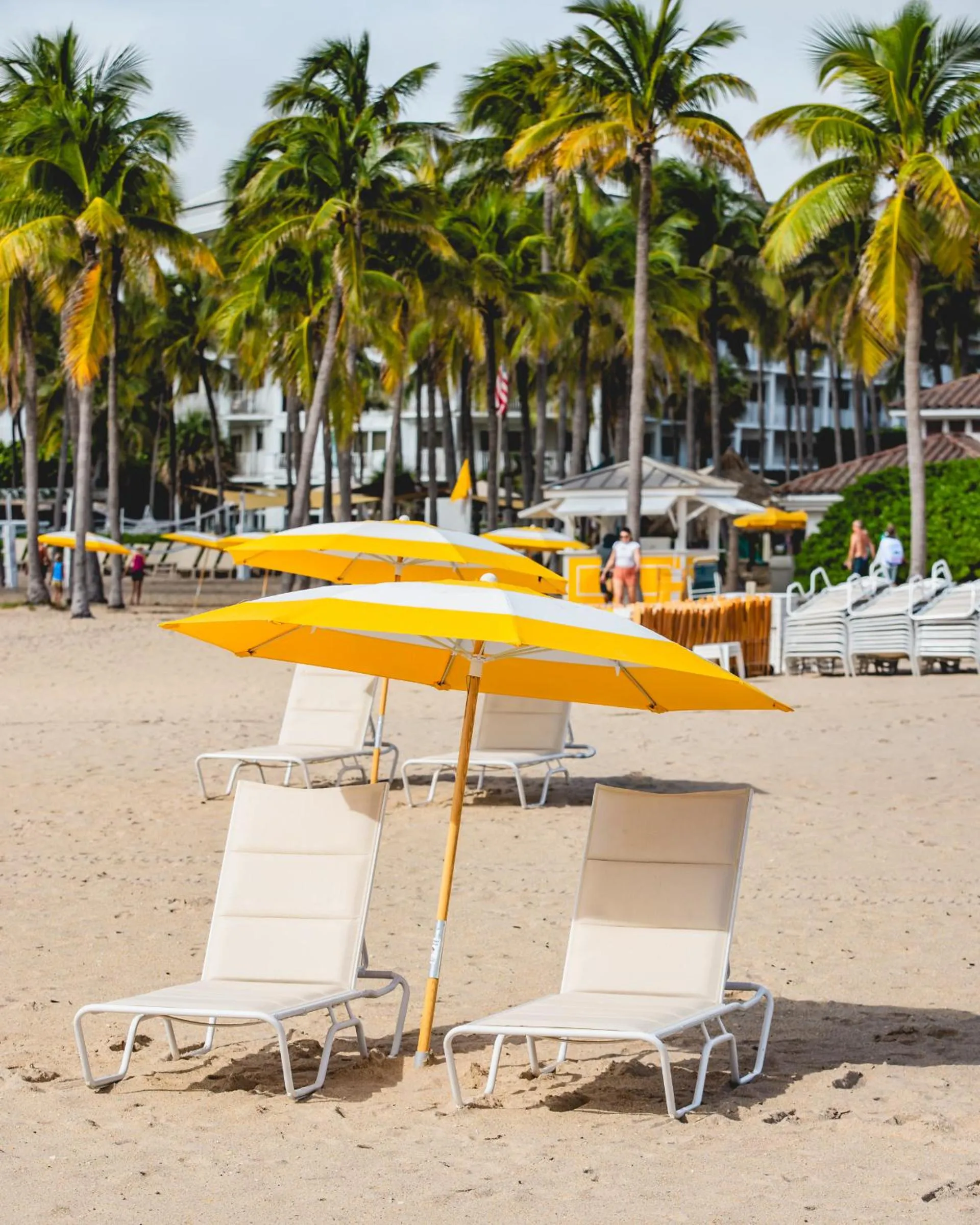 sunbed in The Lago Mar Beach Resort and Club