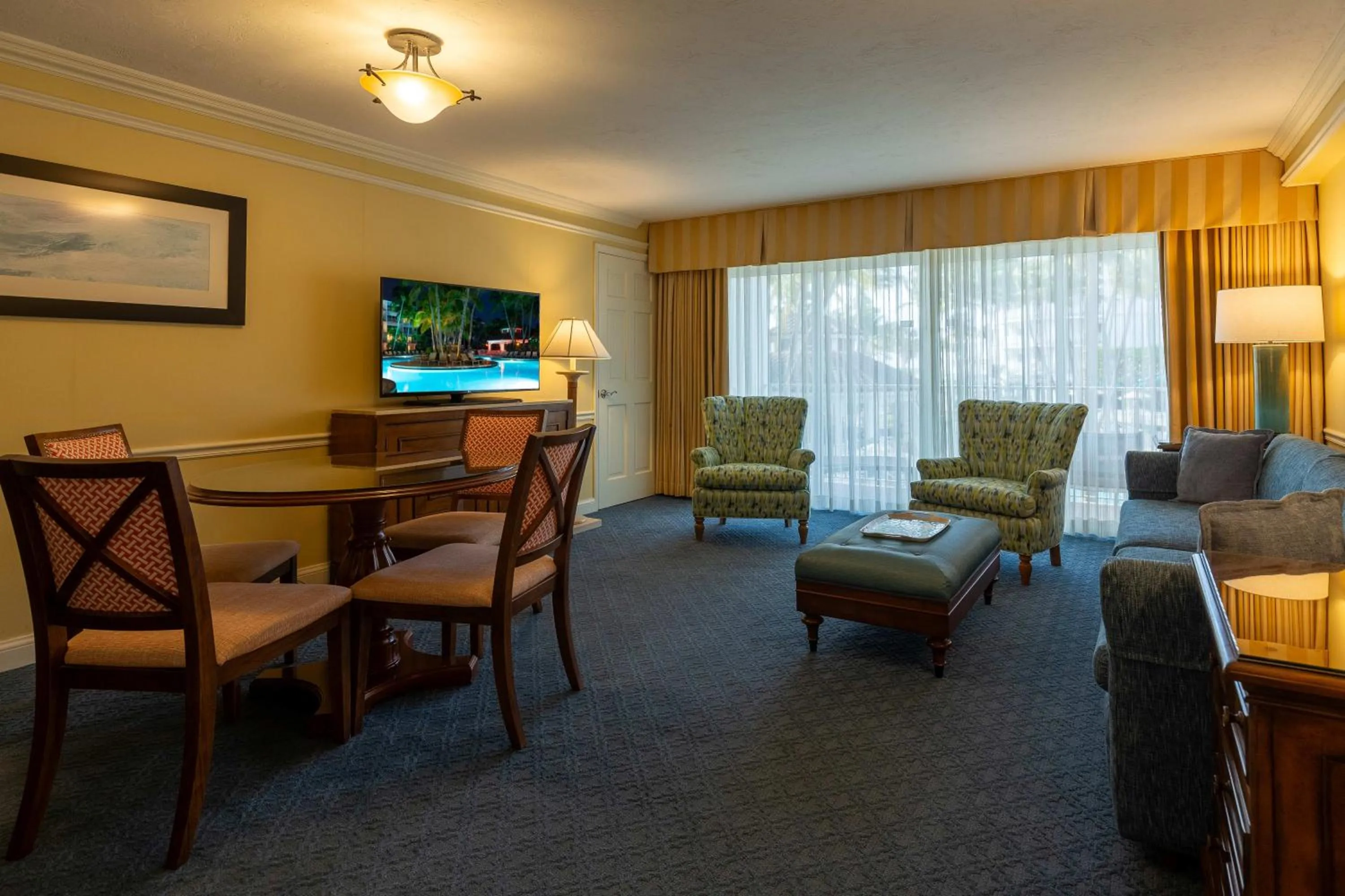 Living room in The Lago Mar Beach Resort and Club