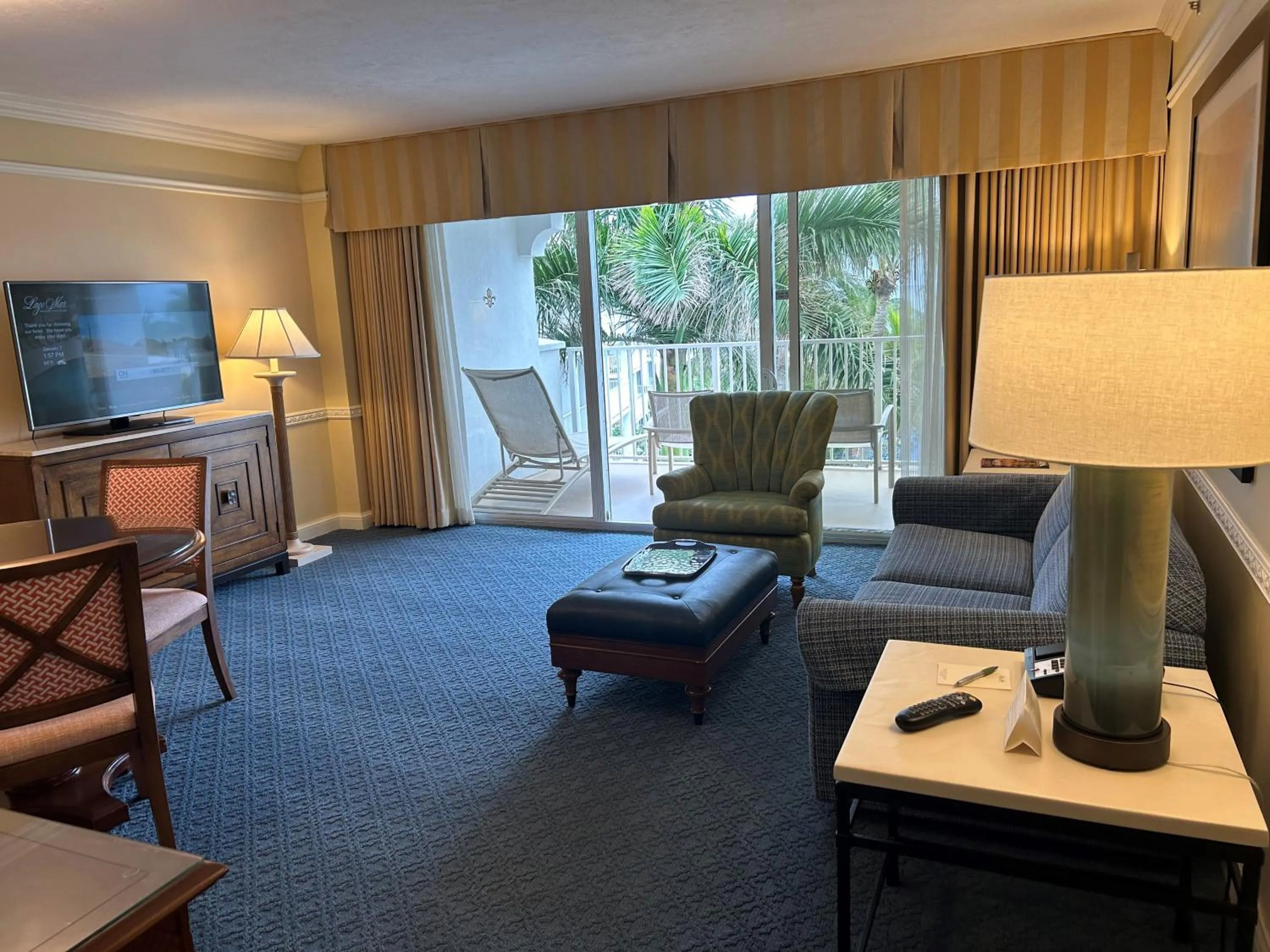Living room in The Lago Mar Beach Resort and Club