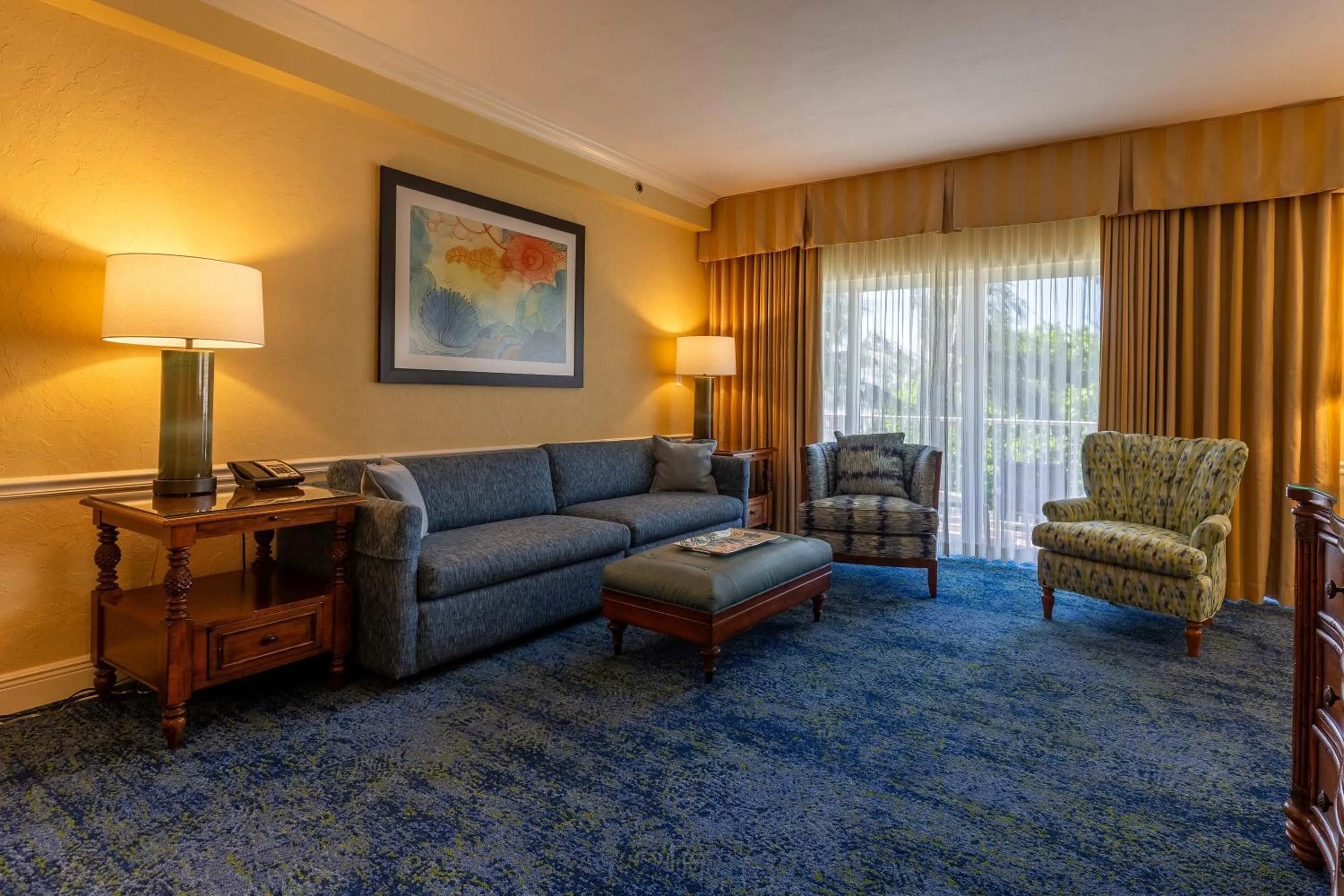 Living room in The Lago Mar Beach Resort and Club