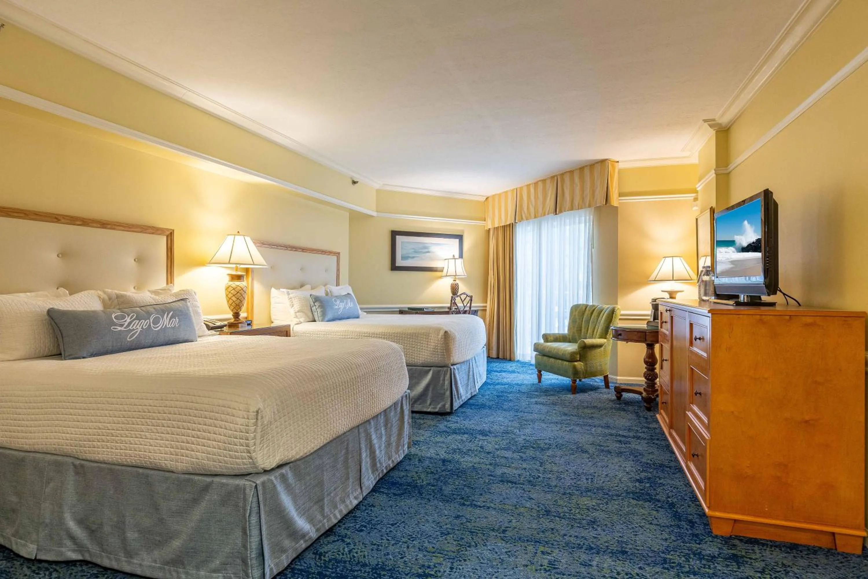 Bedroom, Bed in The Lago Mar Beach Resort and Club