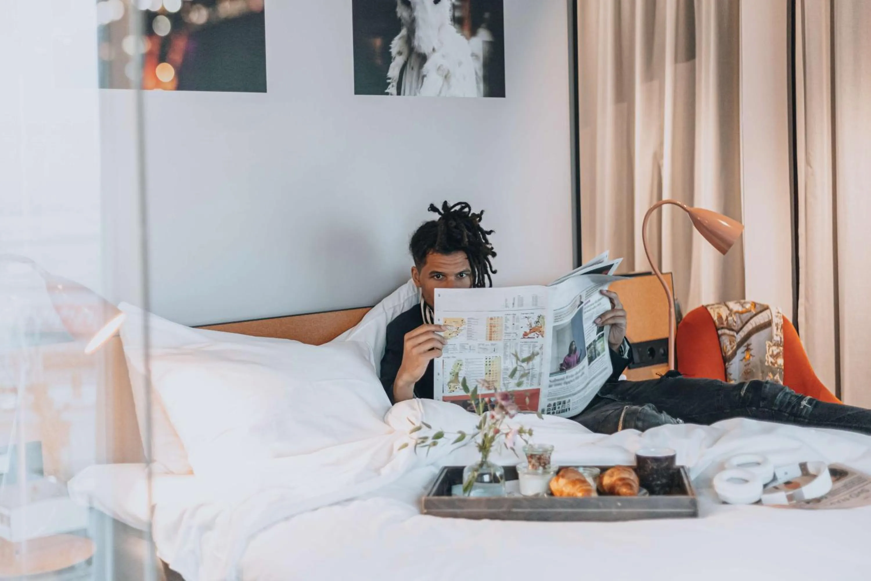 Bed in STORY HOTEL MALMO, in JdV by Hyatt