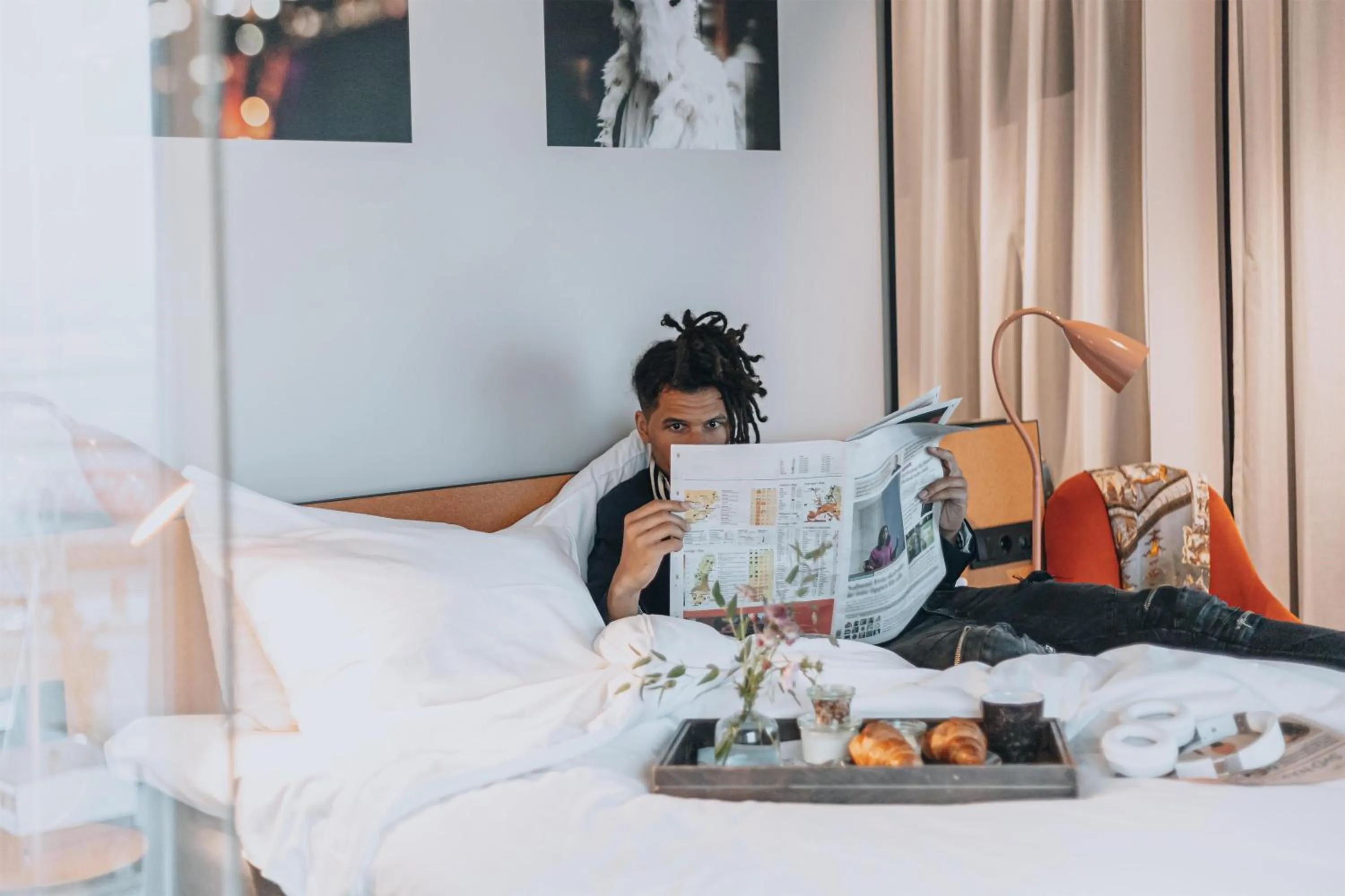 Bed in STORY HOTEL MALMO, in JdV by Hyatt