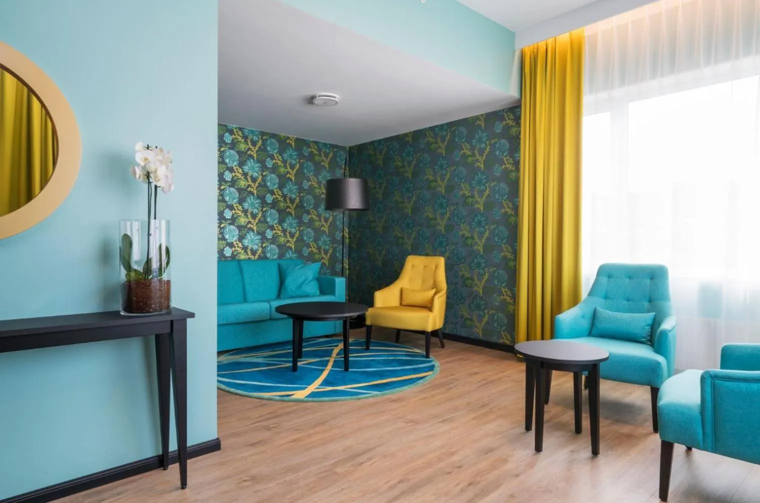 Seating area in Thon Hotel Arena