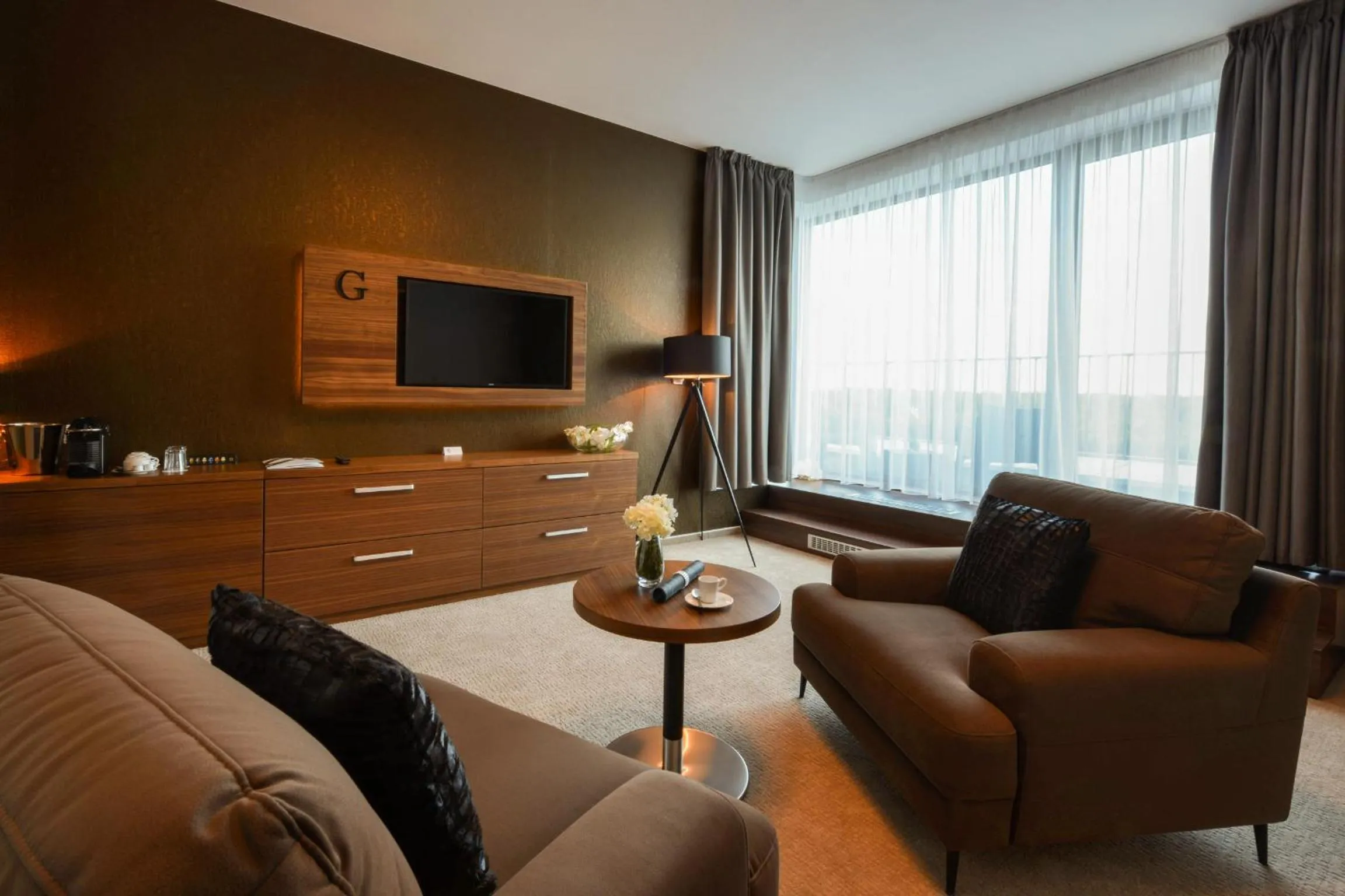 Living room in Grid Hotel