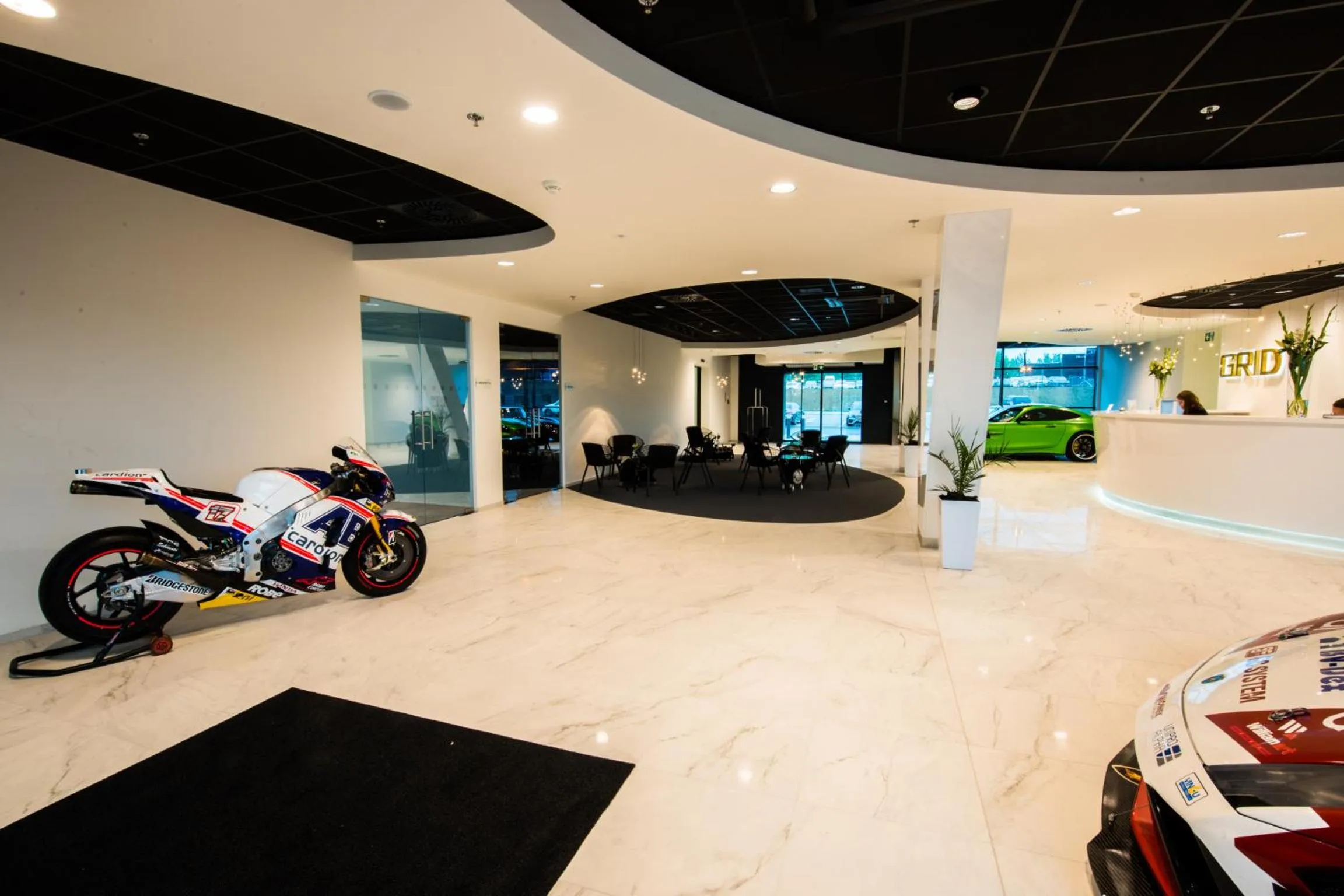 Lobby or reception in Grid Hotel