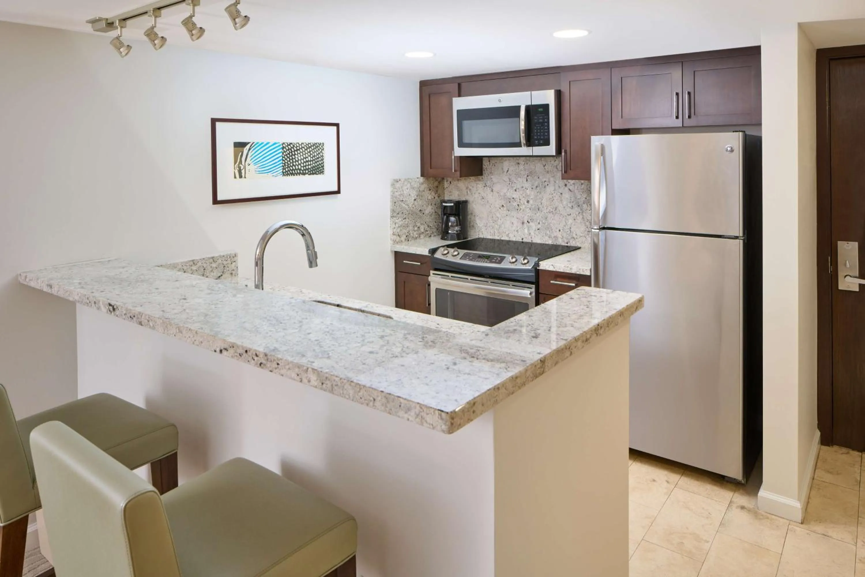 Kitchen or kitchenette in Ilikai Hotel & Luxury Suites