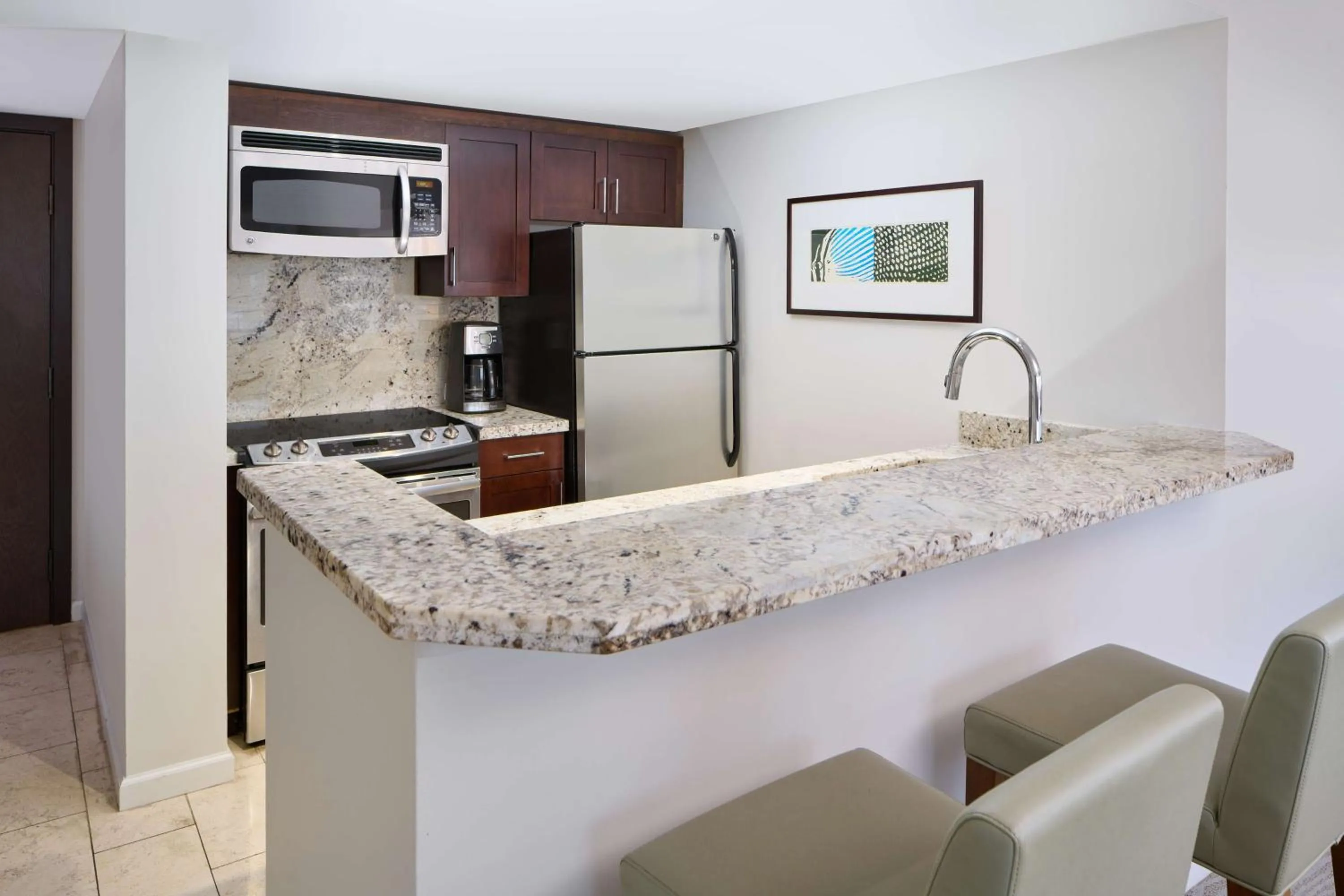 Kitchen or kitchenette in Ilikai Hotel & Luxury Suites