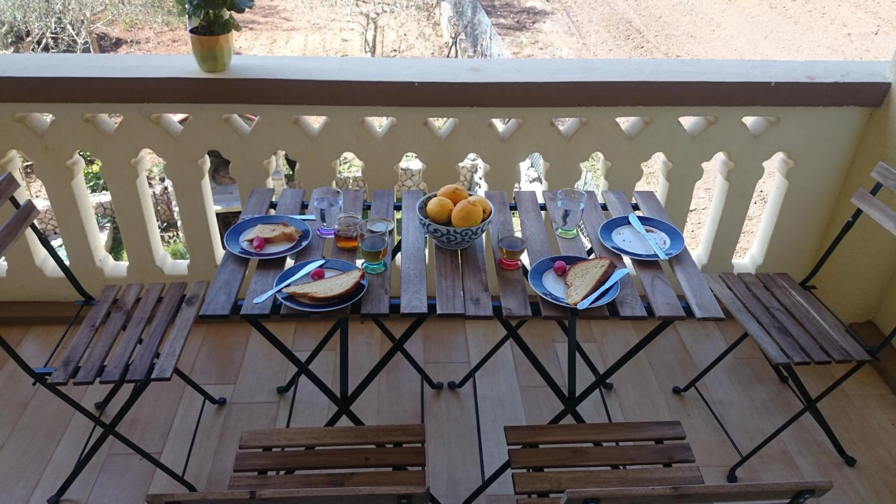 Balcony/Terrace in Apartments Yvonne