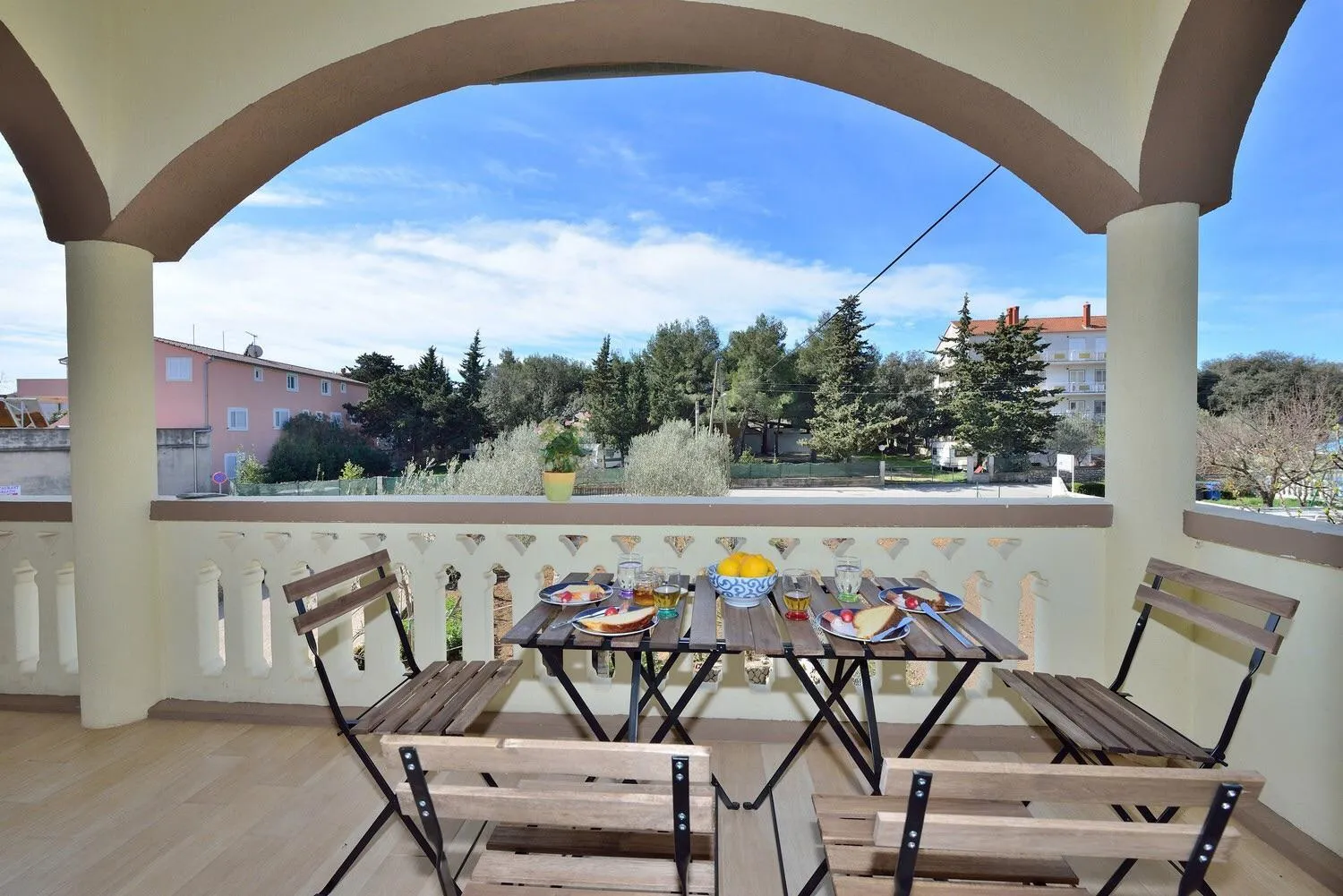 Balcony/Terrace in Apartments Yvonne