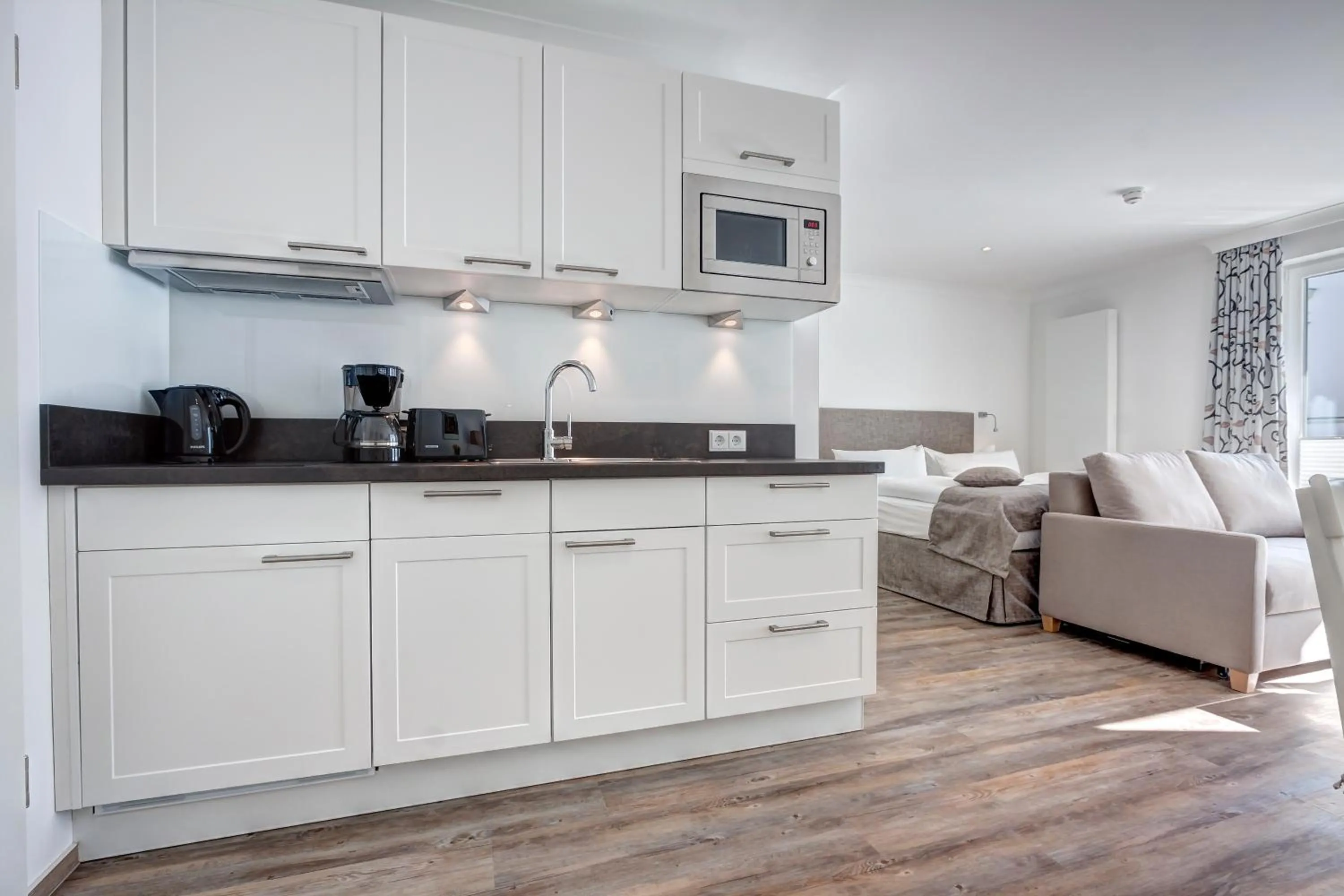 Bed in Aparthotel Villa Lea