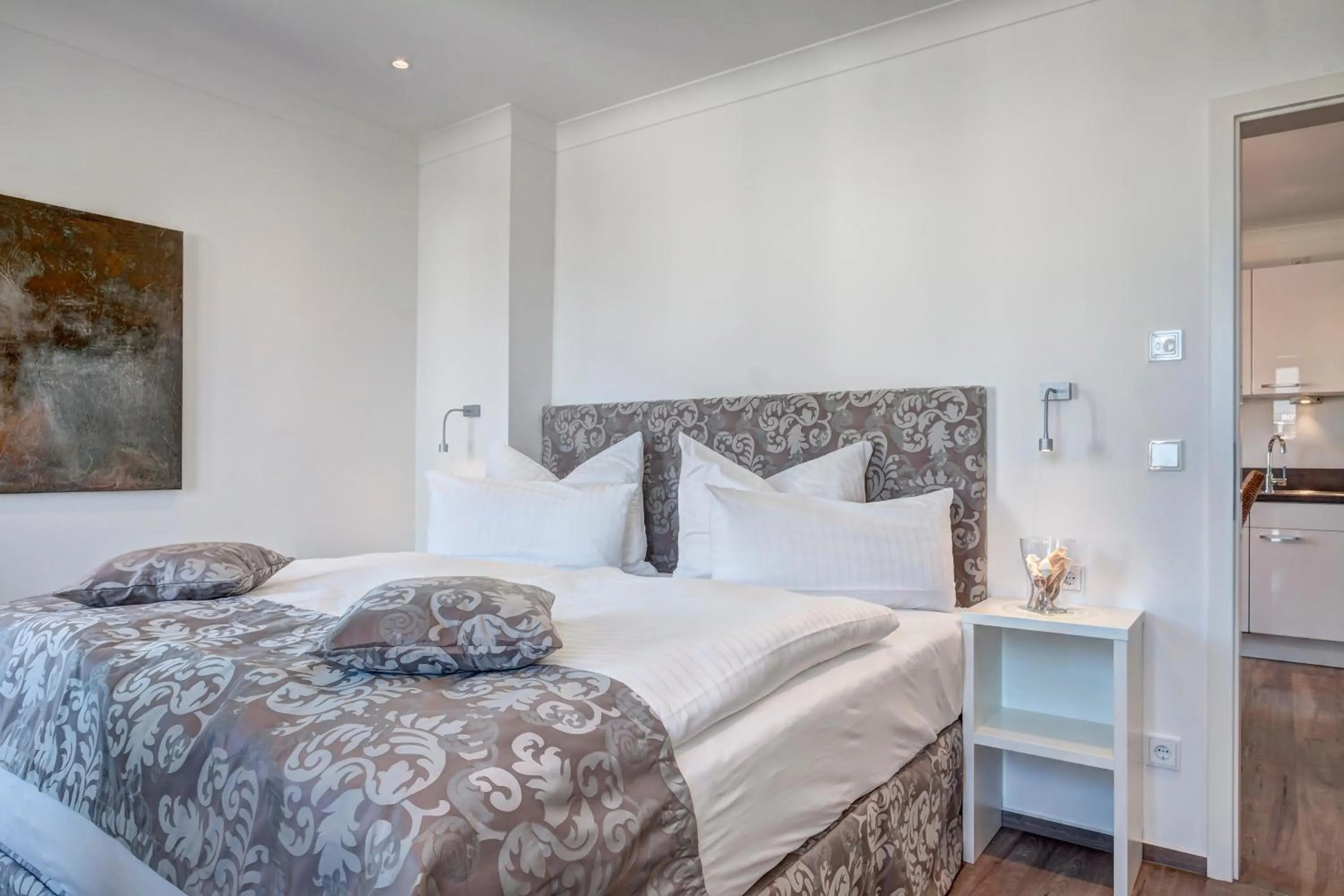 Bed in Aparthotel Villa Lea