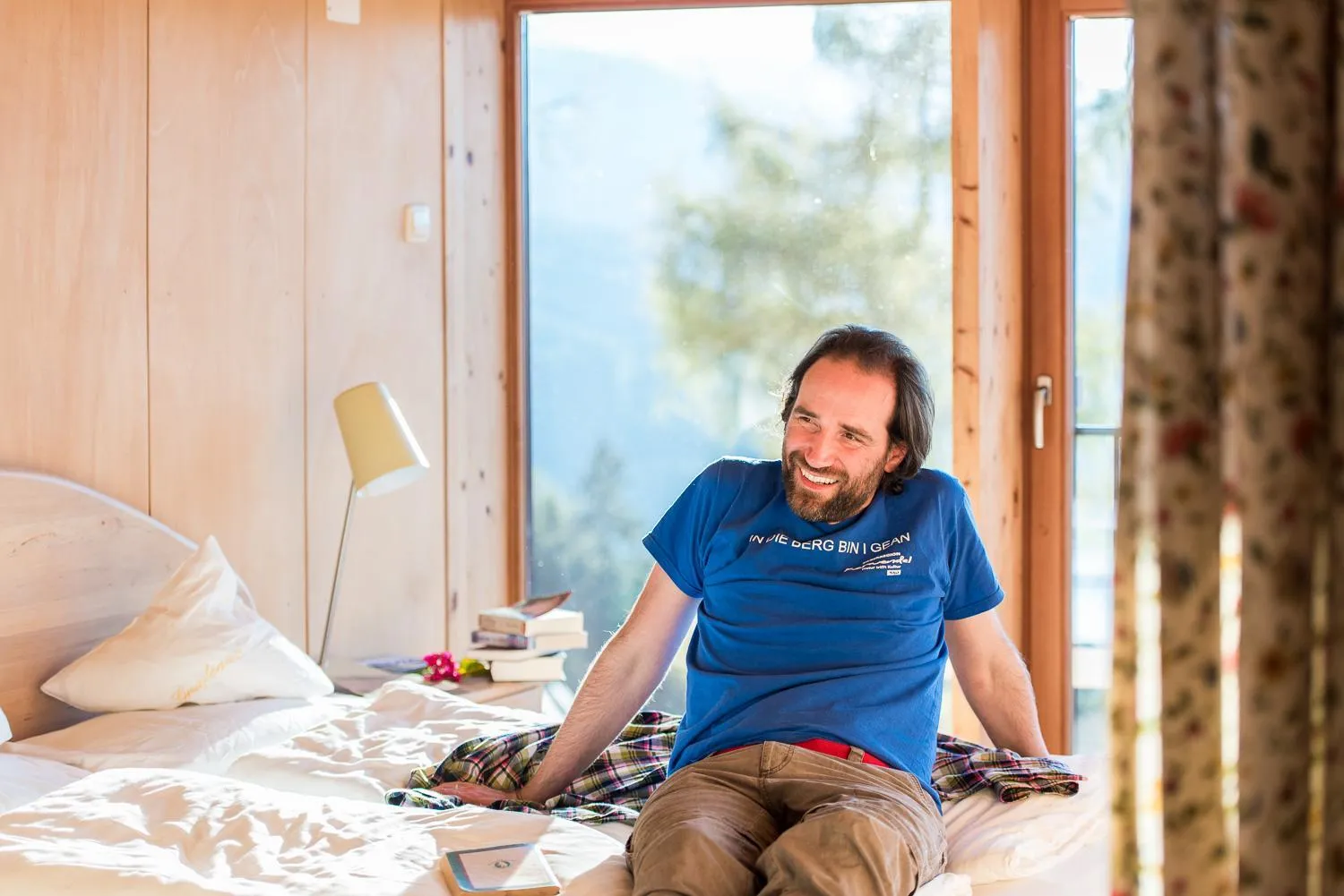 Bed in Biohotel Grafenast