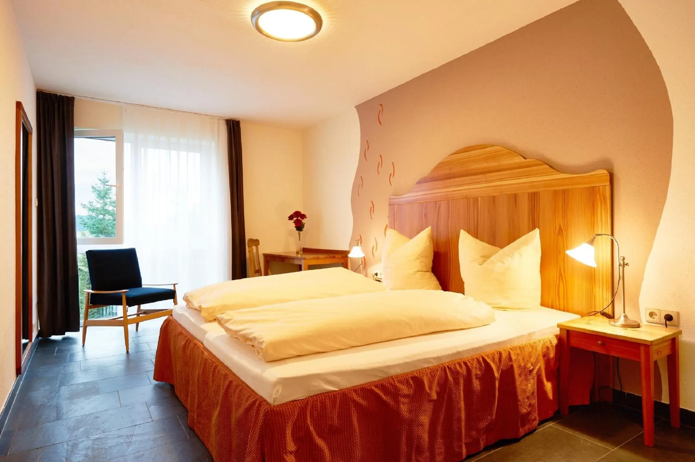 Bedroom, Bed in Schwarzwald Lodge Rothaus